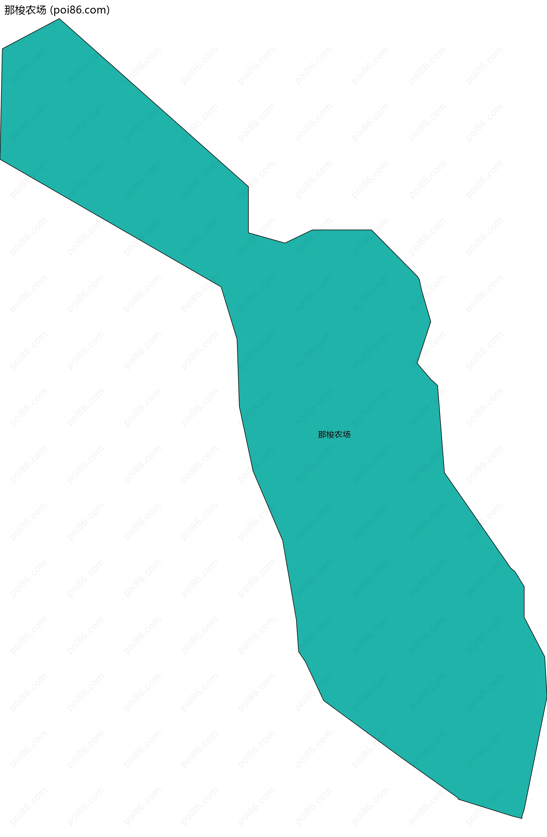 那梭农场边界地图