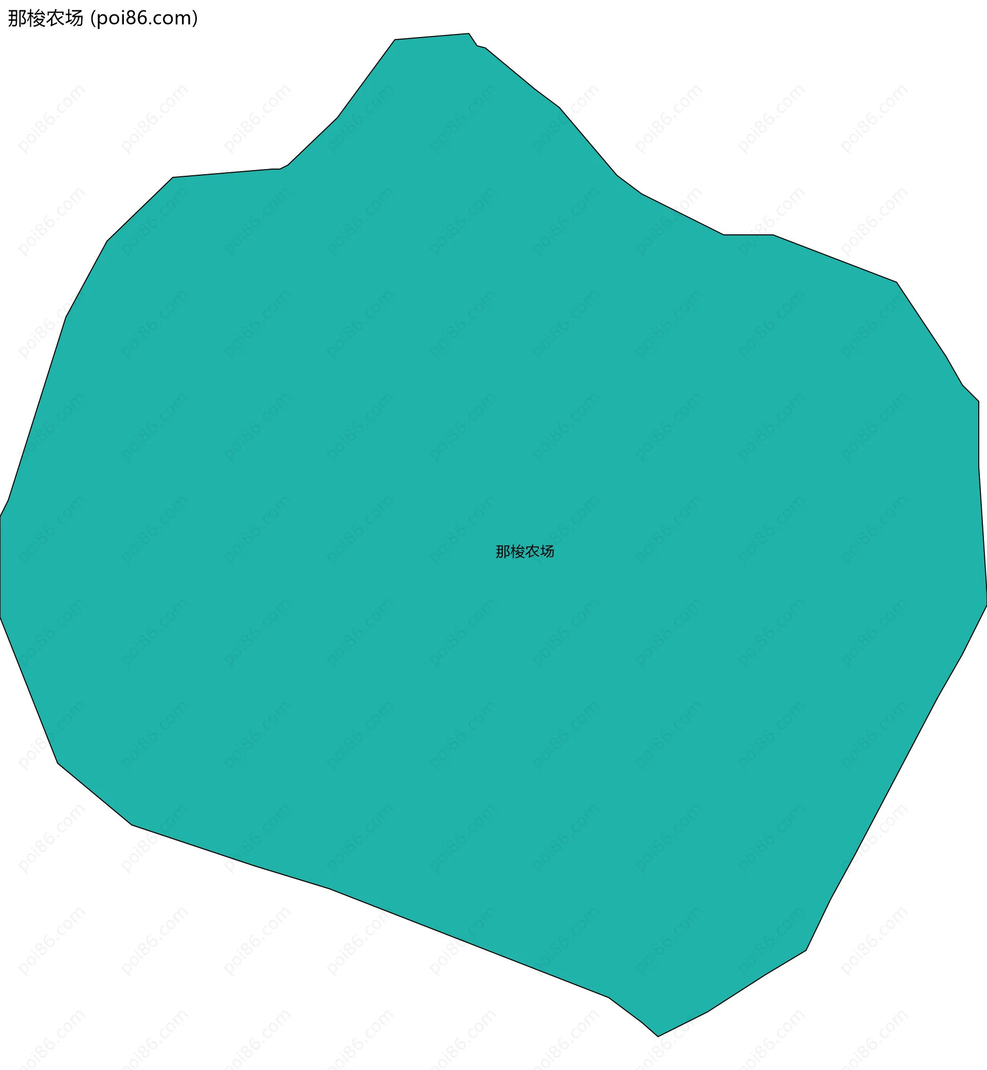 那梭农场边界地图