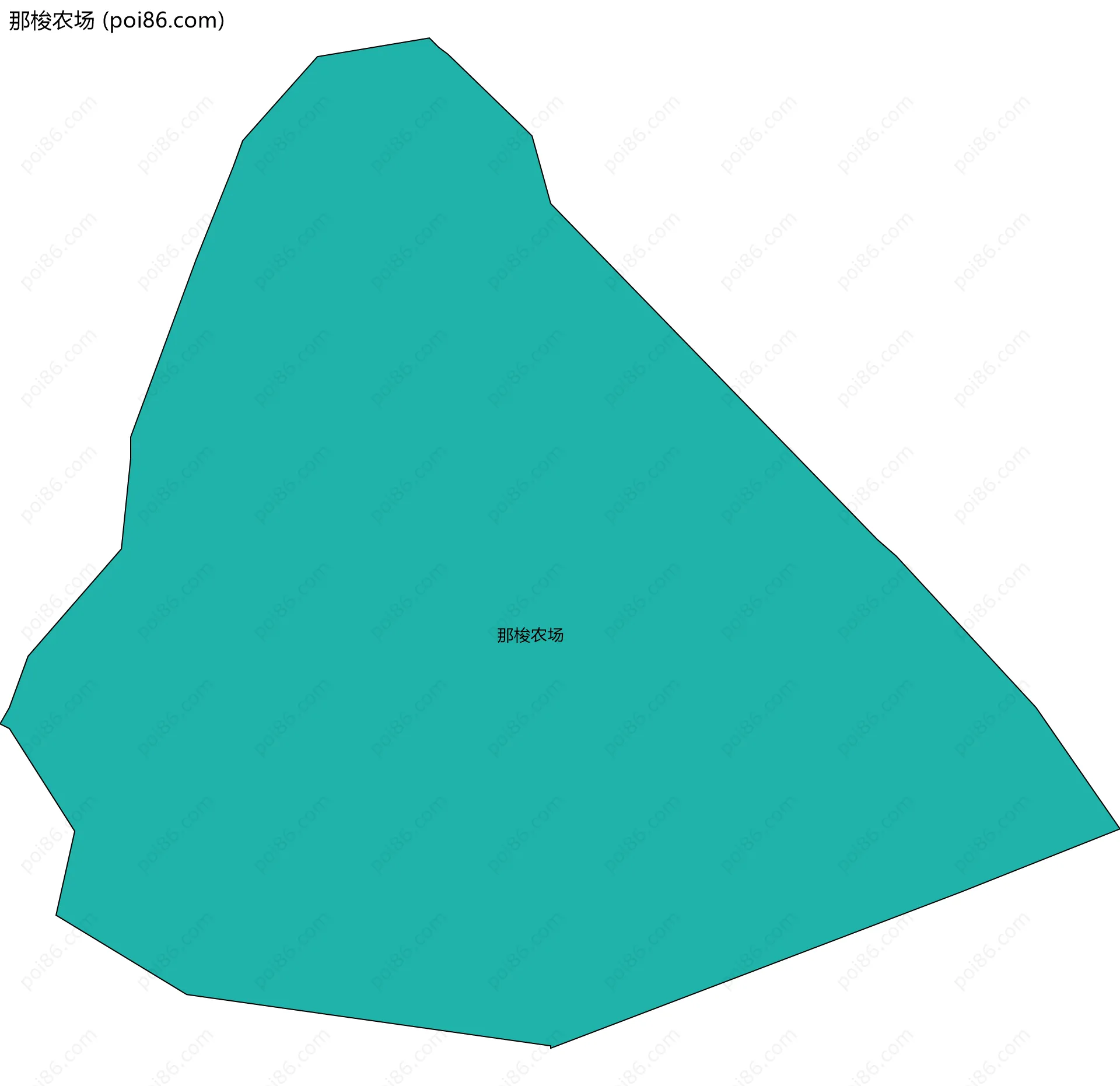 那梭农场边界地图