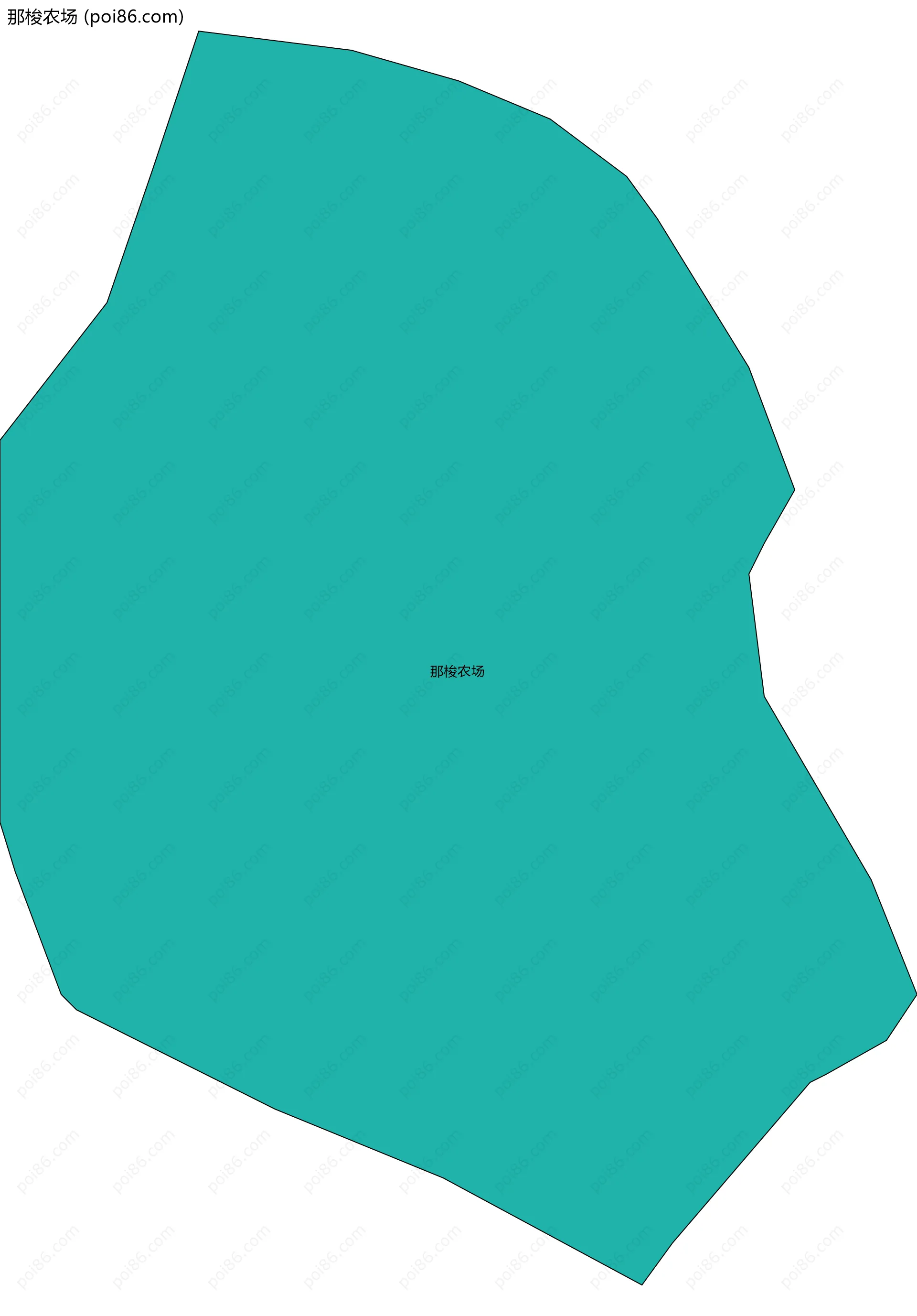 那梭农场边界地图