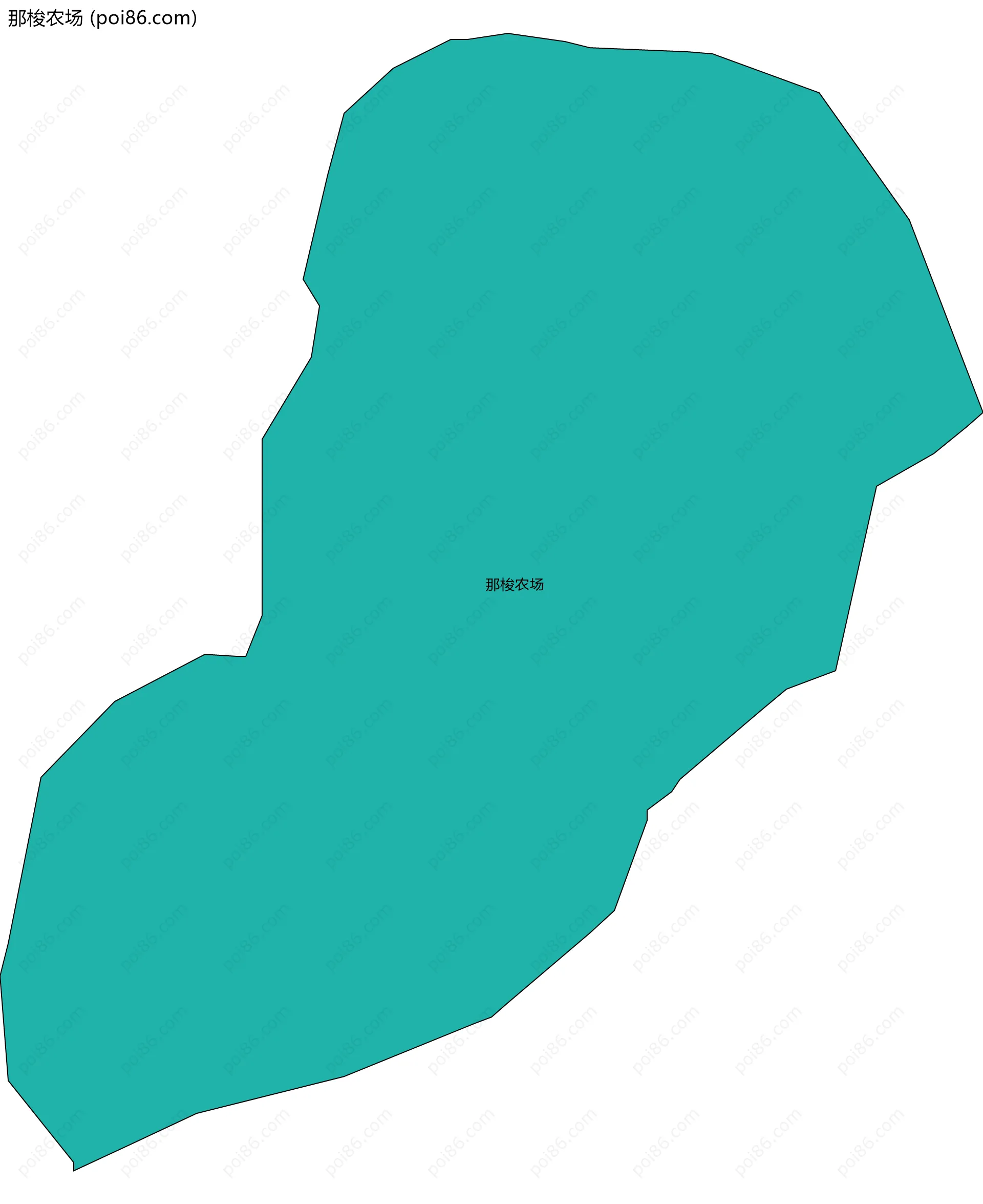 那梭农场边界地图