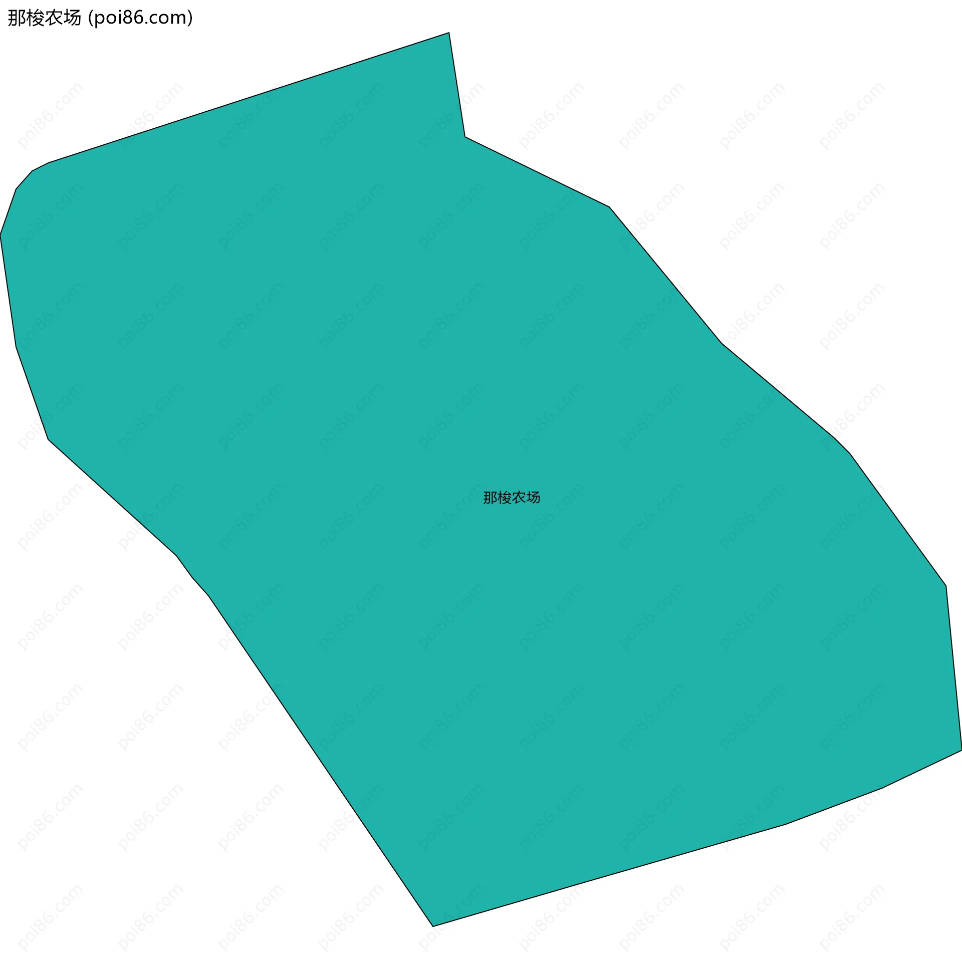 那梭农场边界地图