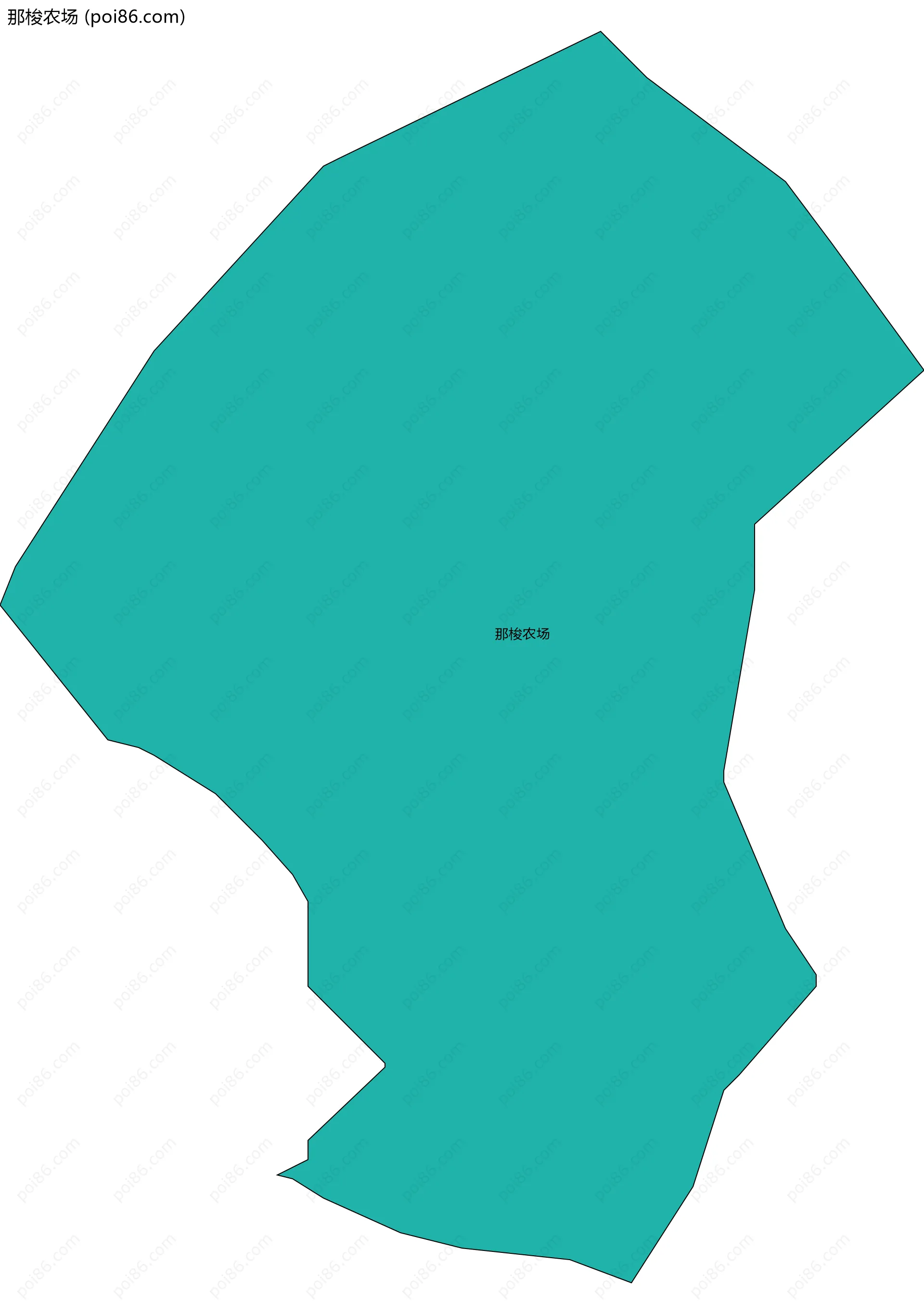 那梭农场边界地图