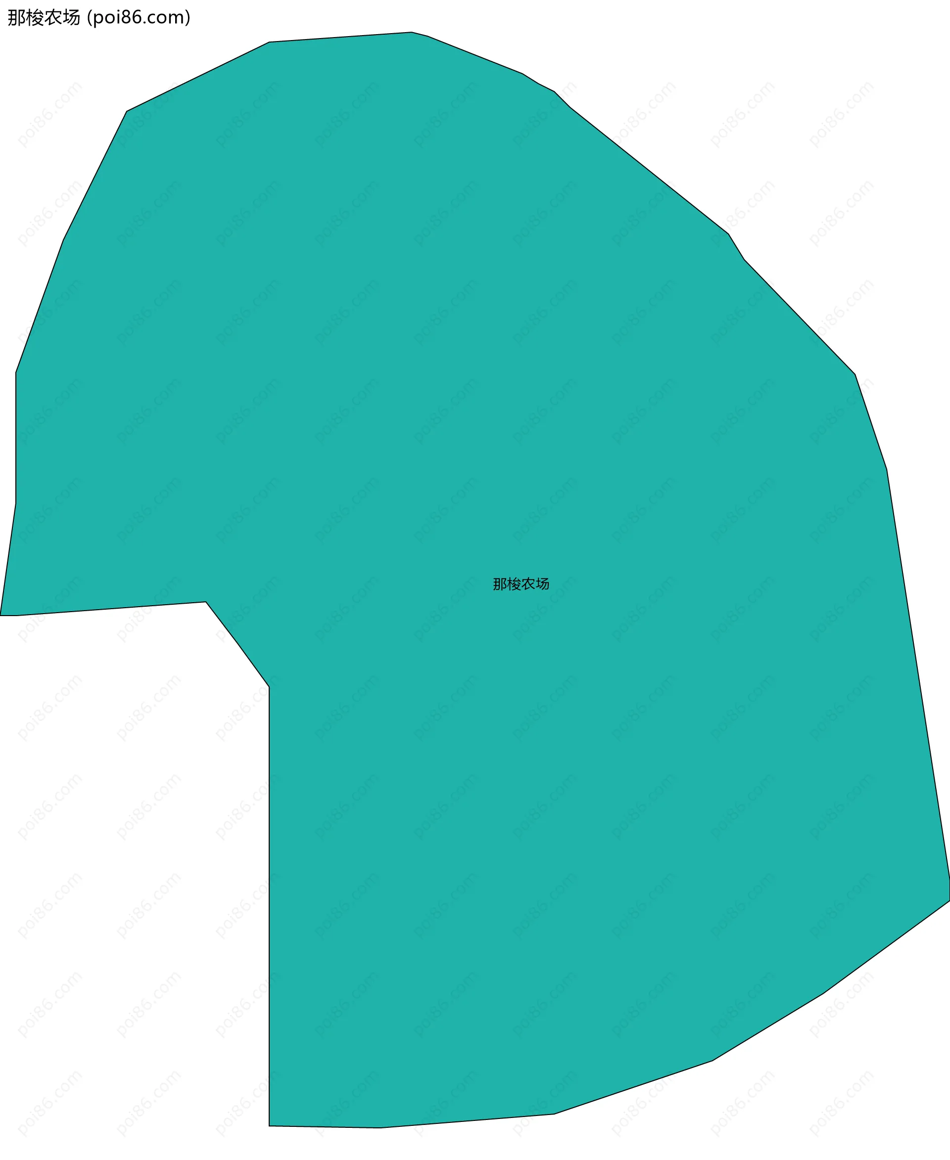 那梭农场边界地图