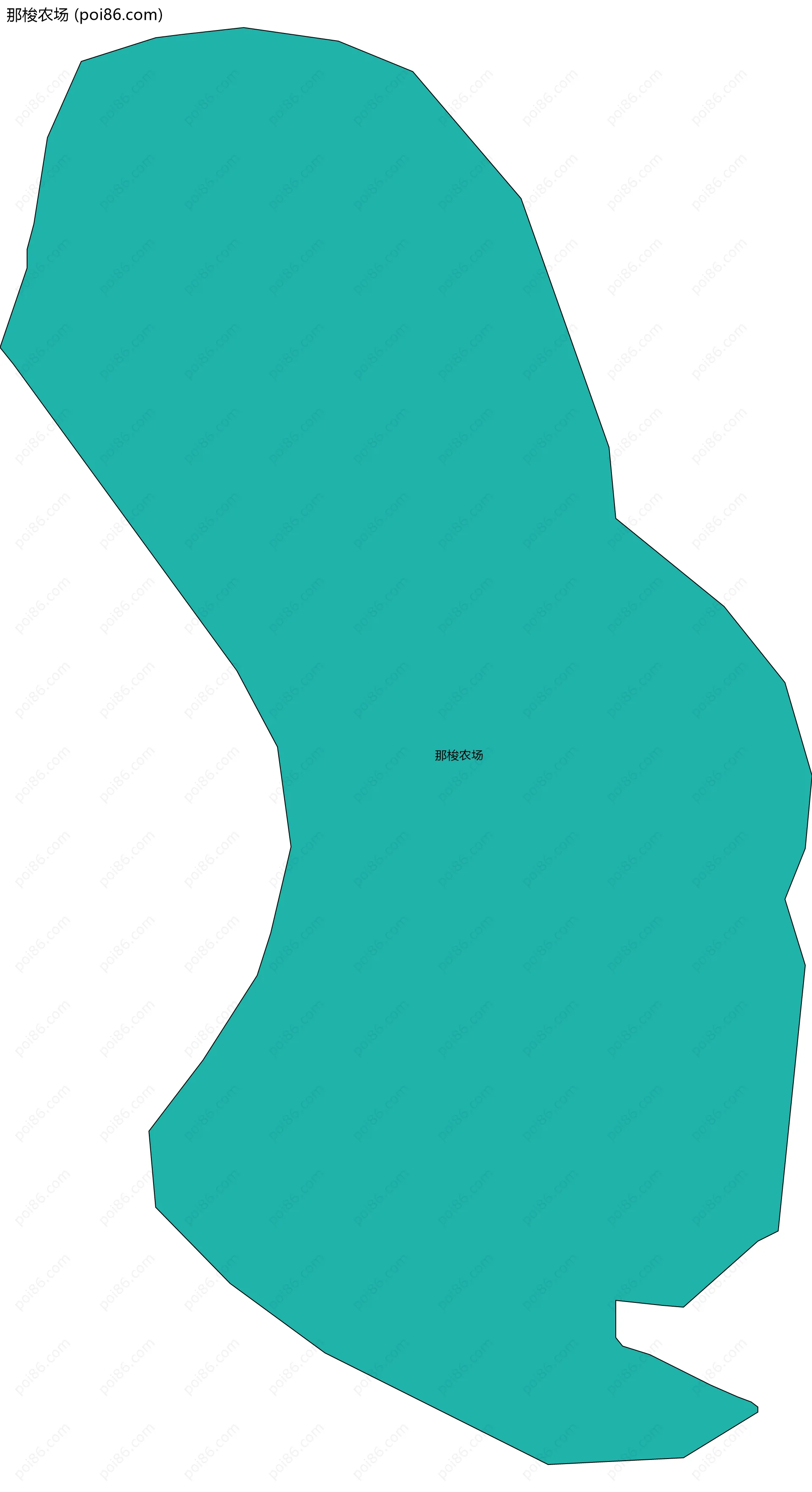 那梭农场边界地图