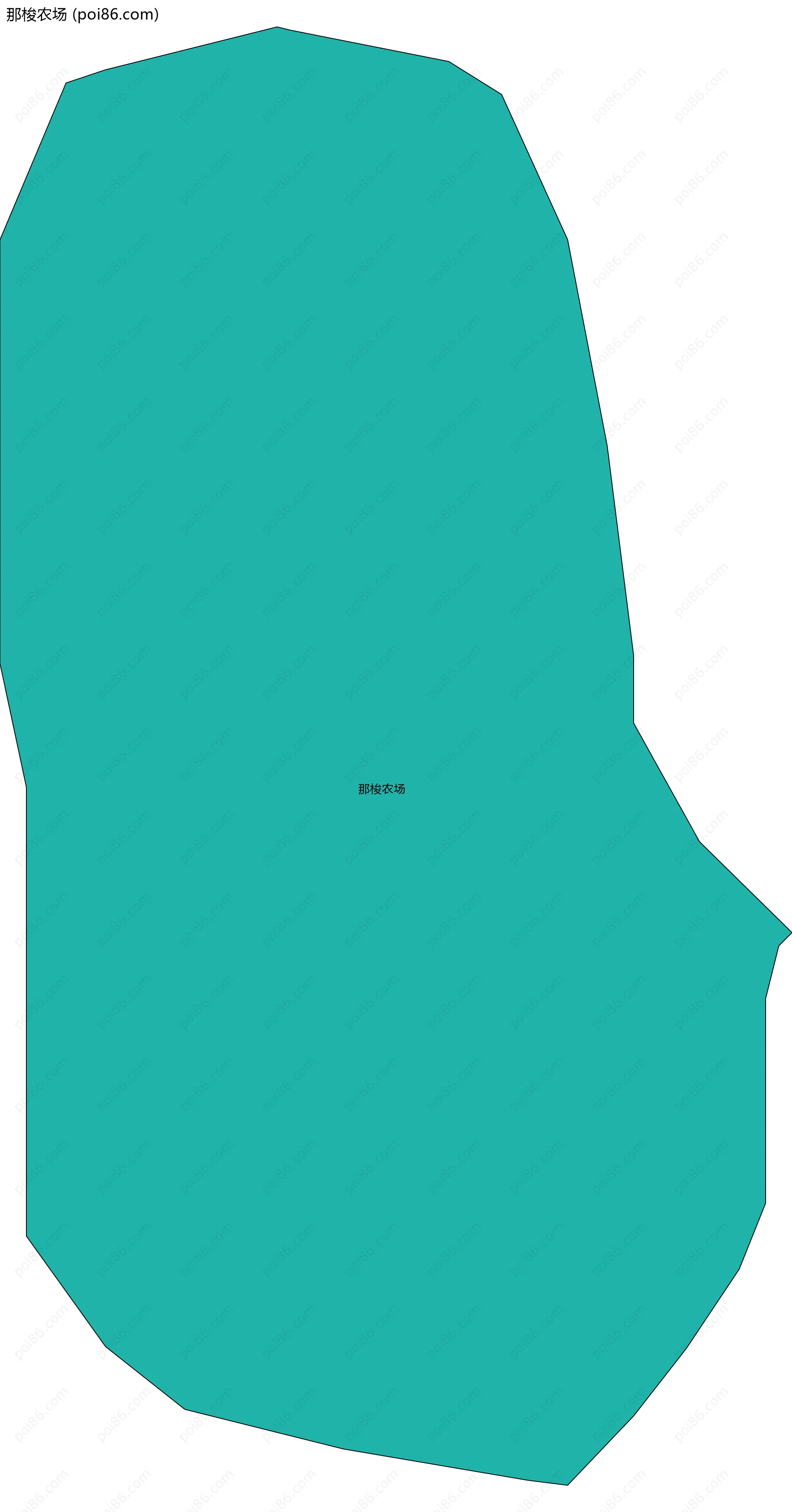 那梭农场边界地图