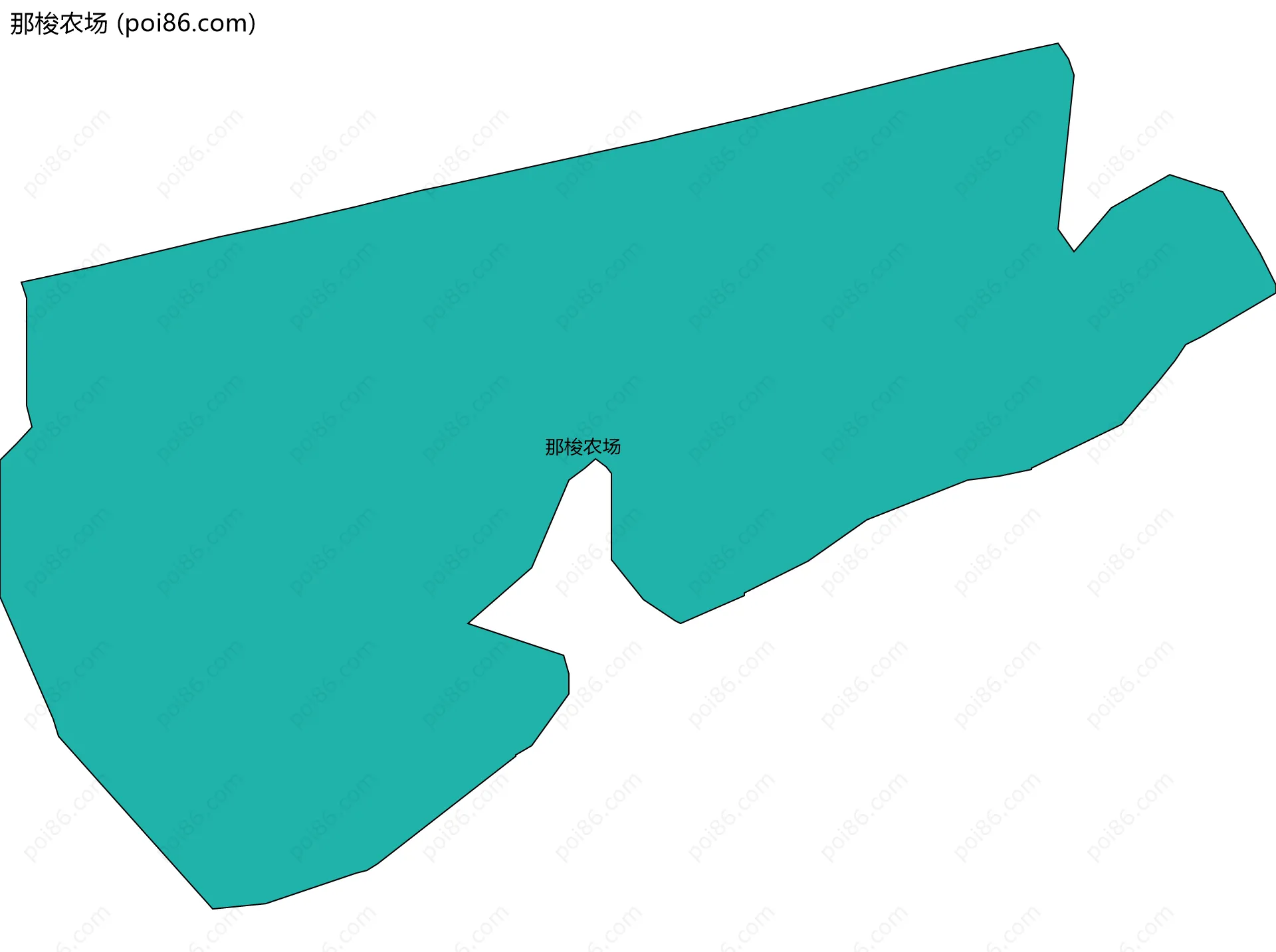 那梭农场边界地图