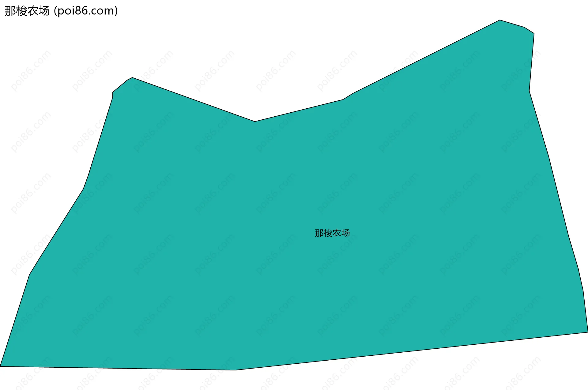 那梭农场边界地图