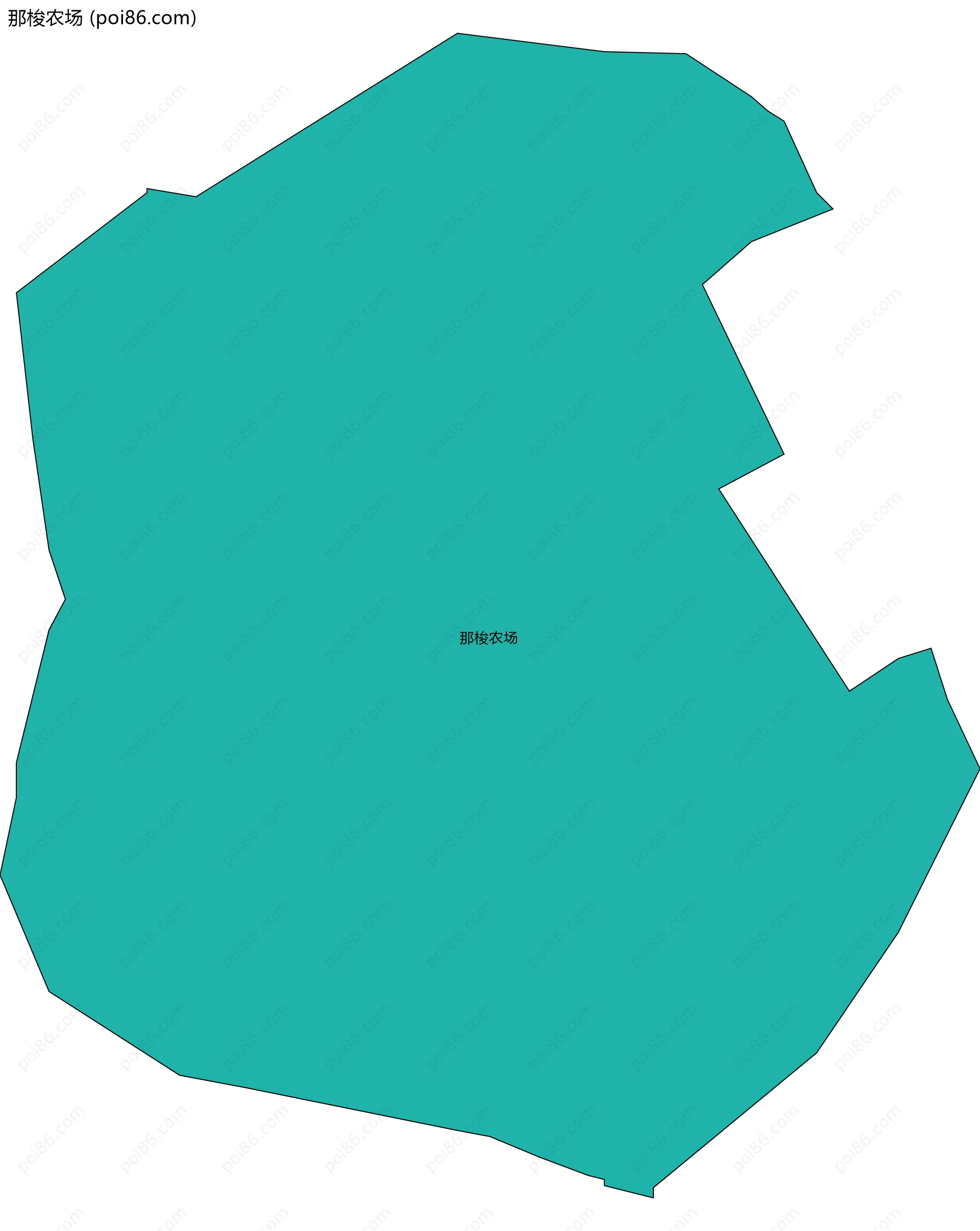 那梭农场边界地图