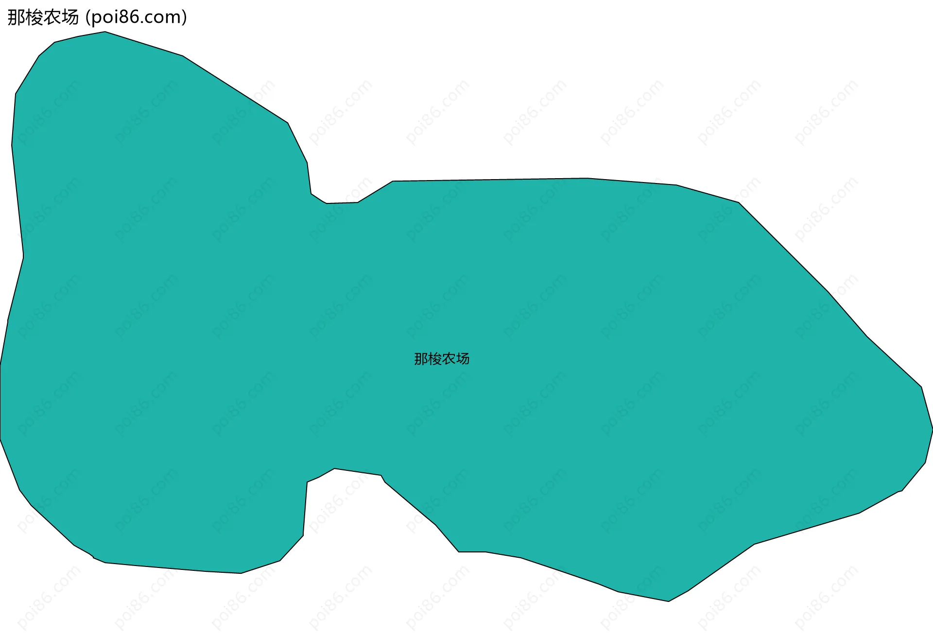 那梭农场边界地图