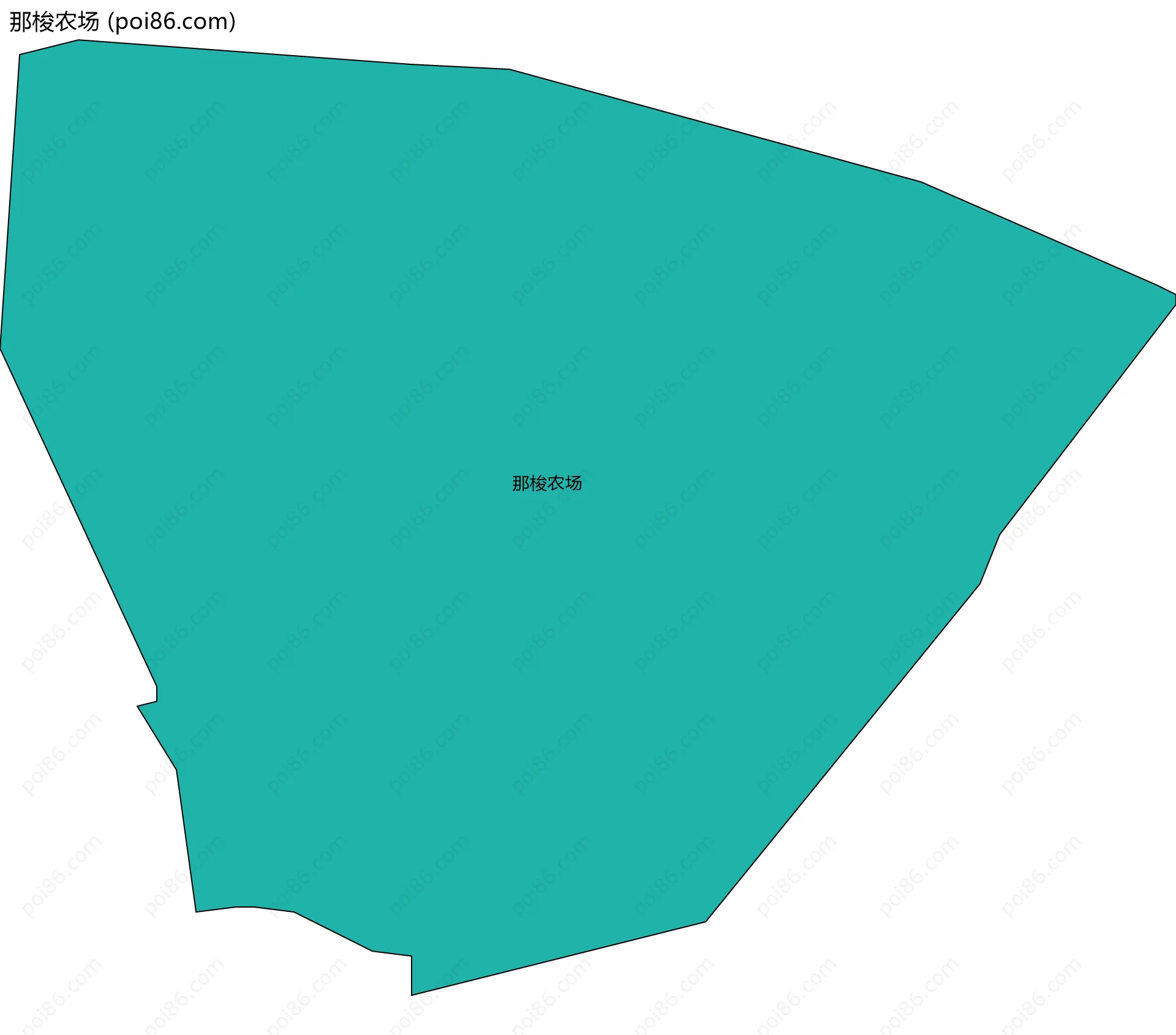 那梭农场边界地图