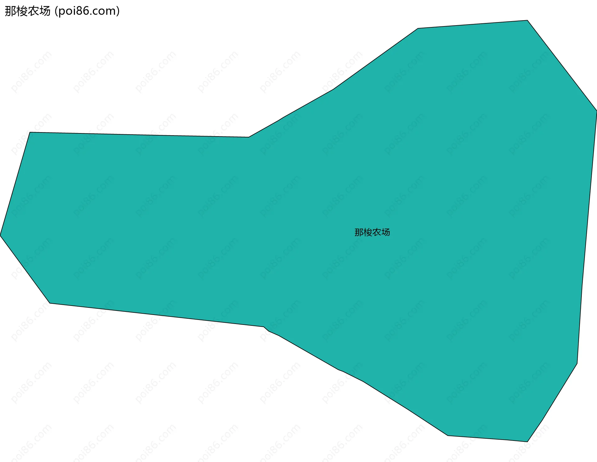 那梭农场边界地图