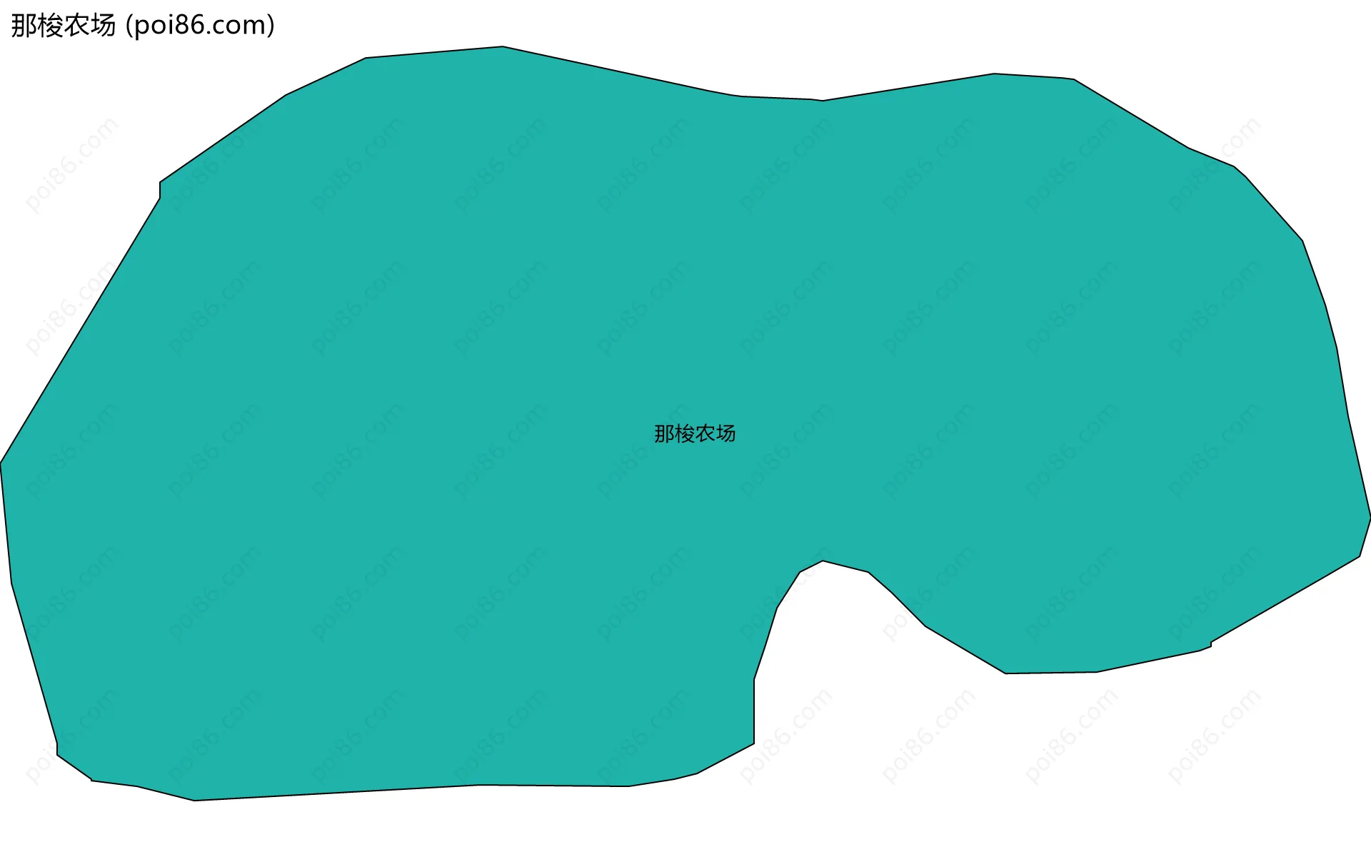 那梭农场边界地图