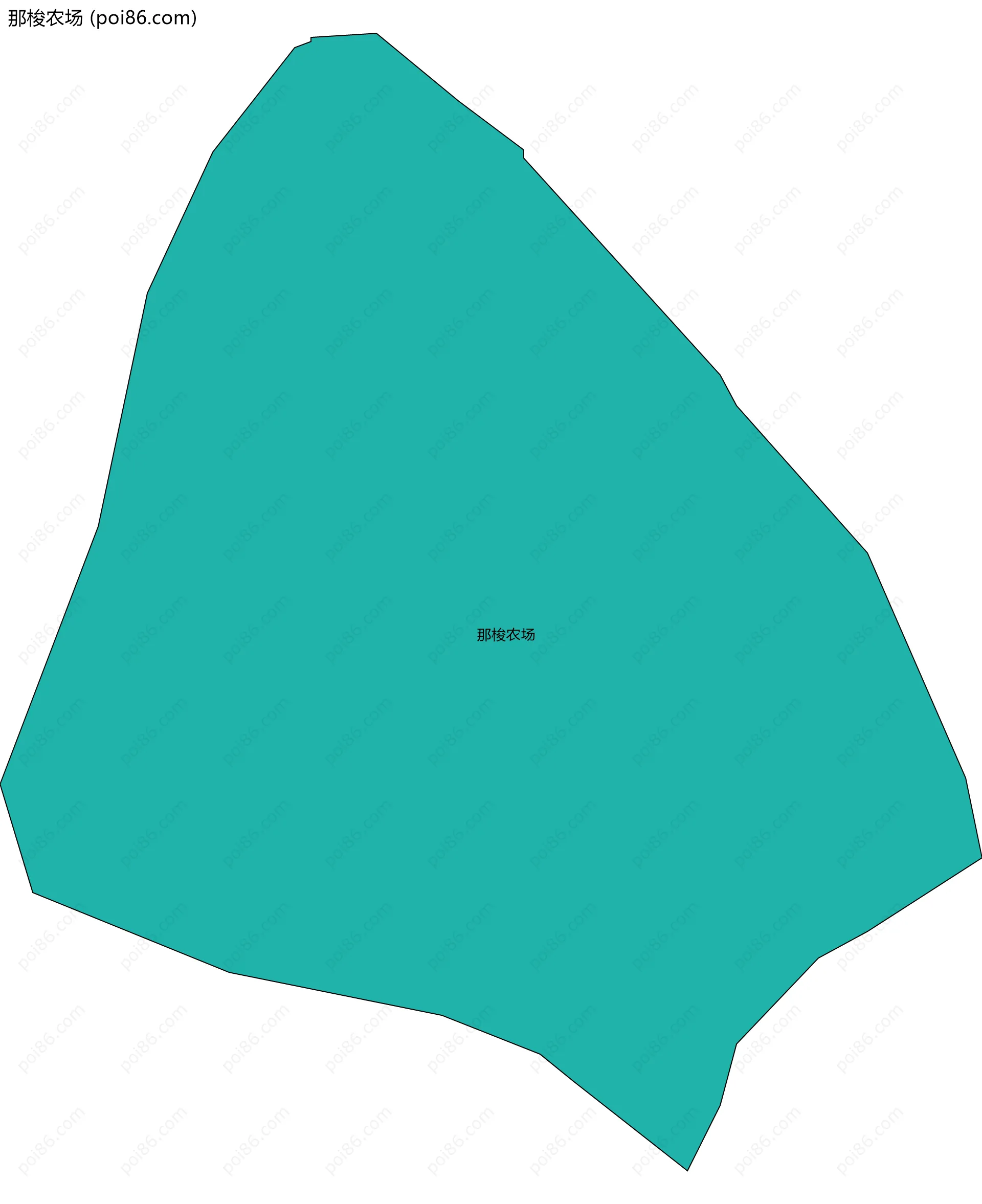 那梭农场边界地图