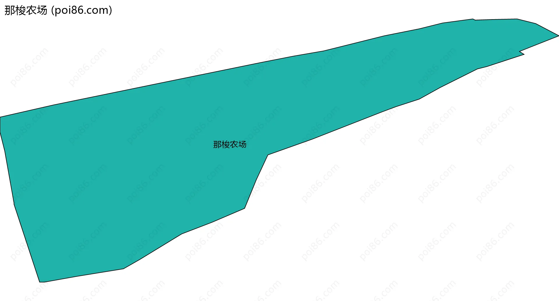 那梭农场边界地图
