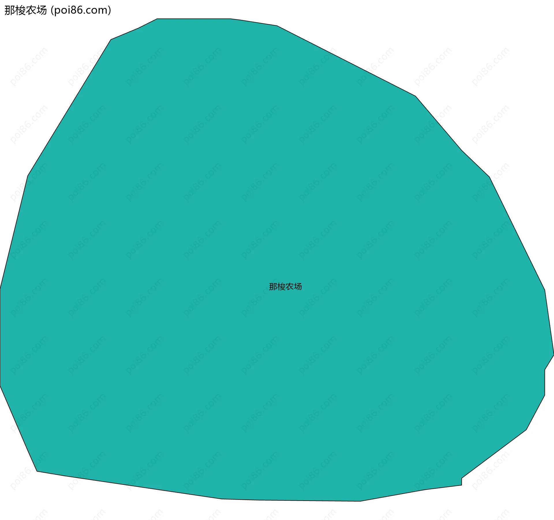 那梭农场边界地图
