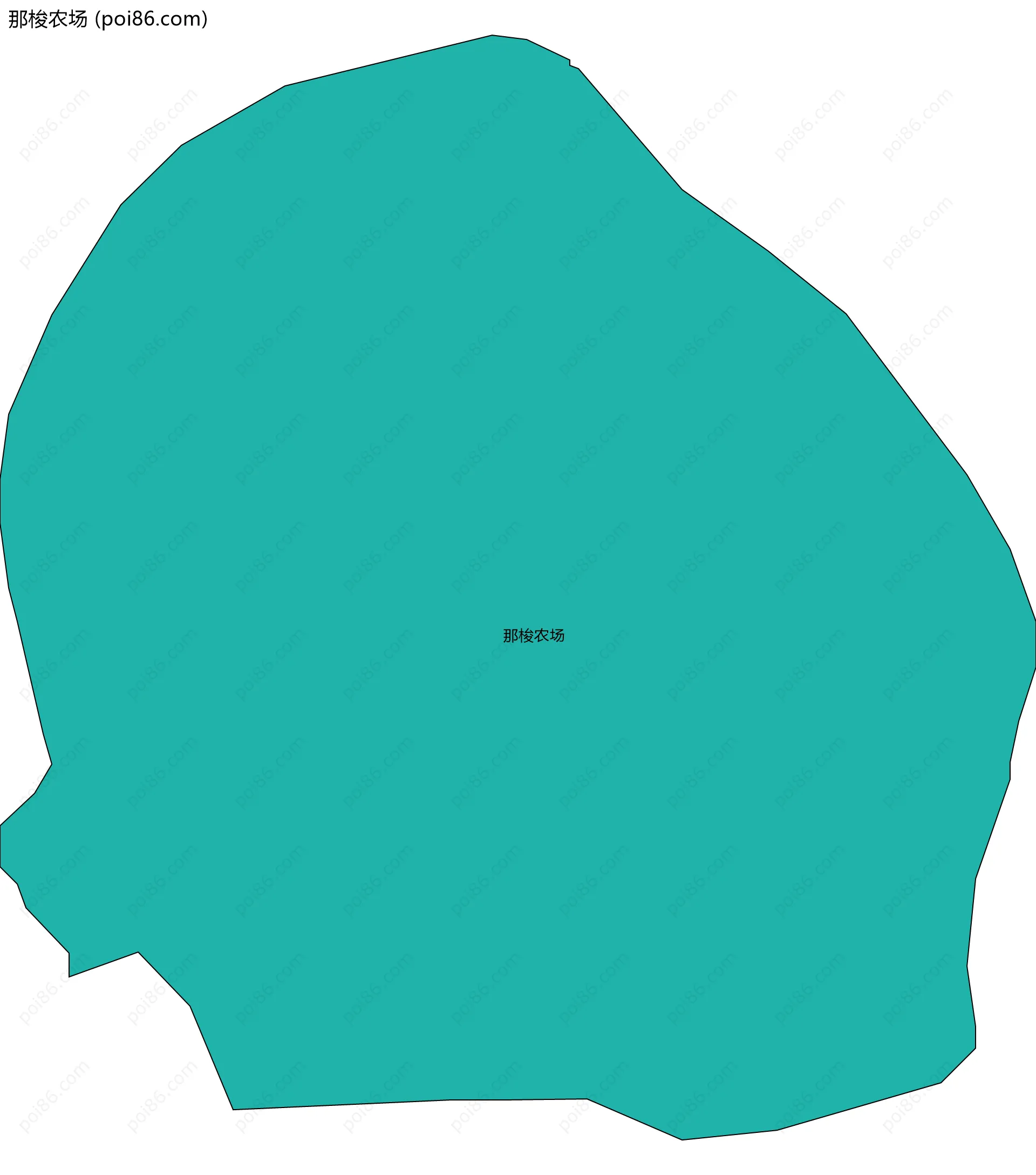 那梭农场边界地图