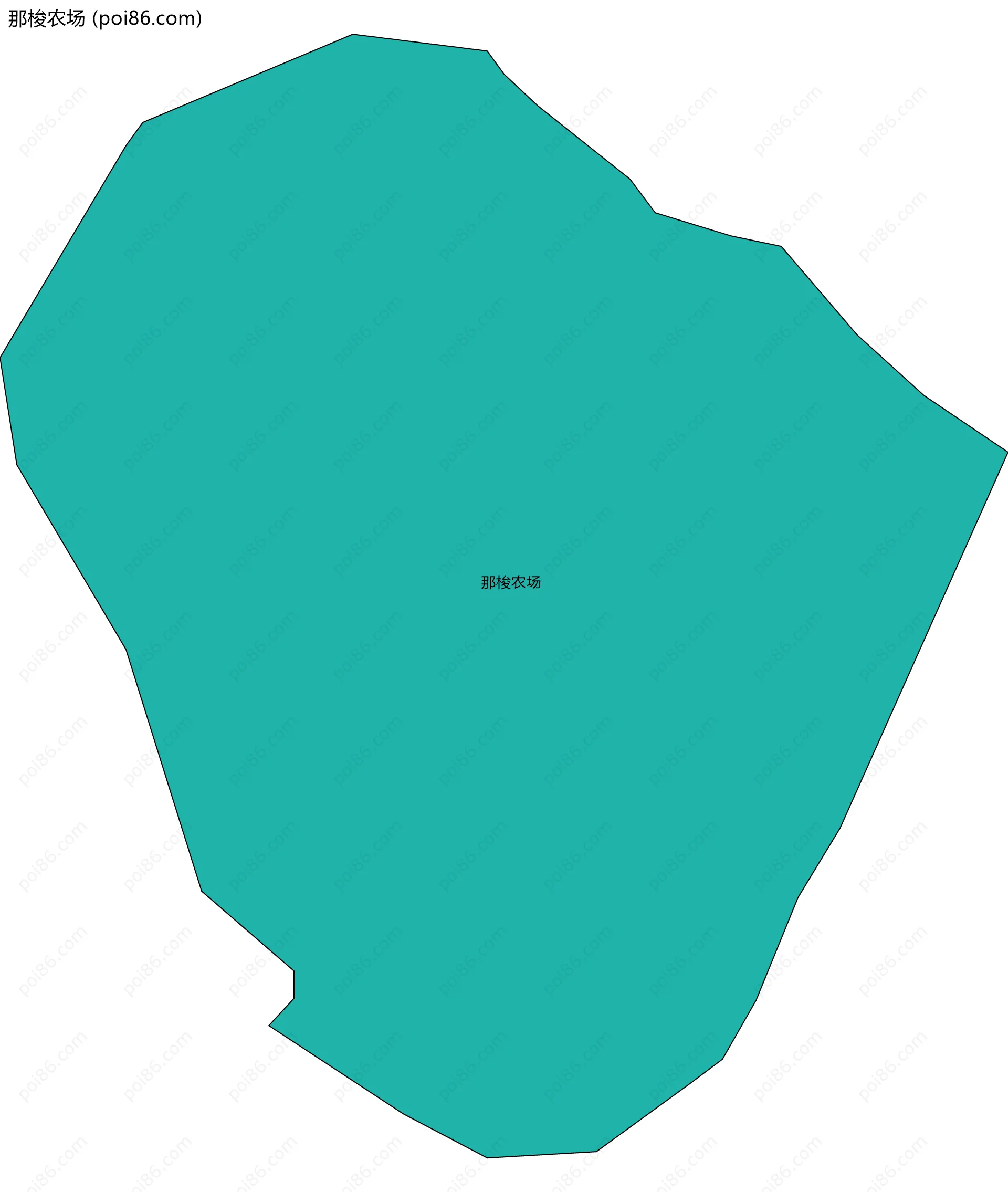 那梭农场边界地图