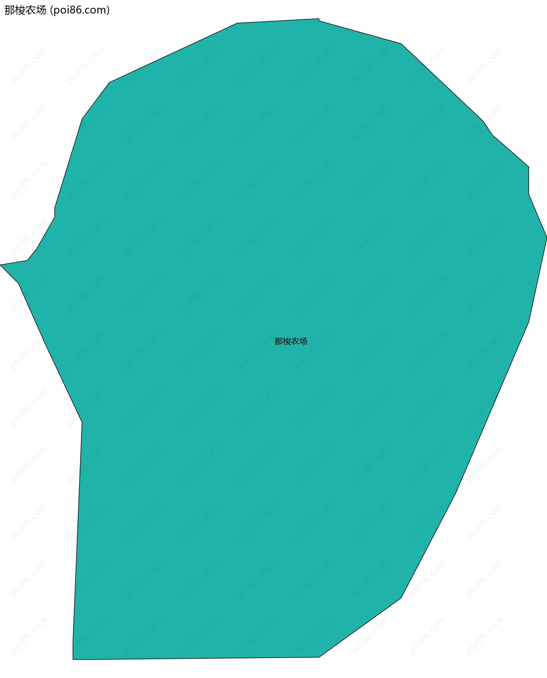 那梭农场边界地图