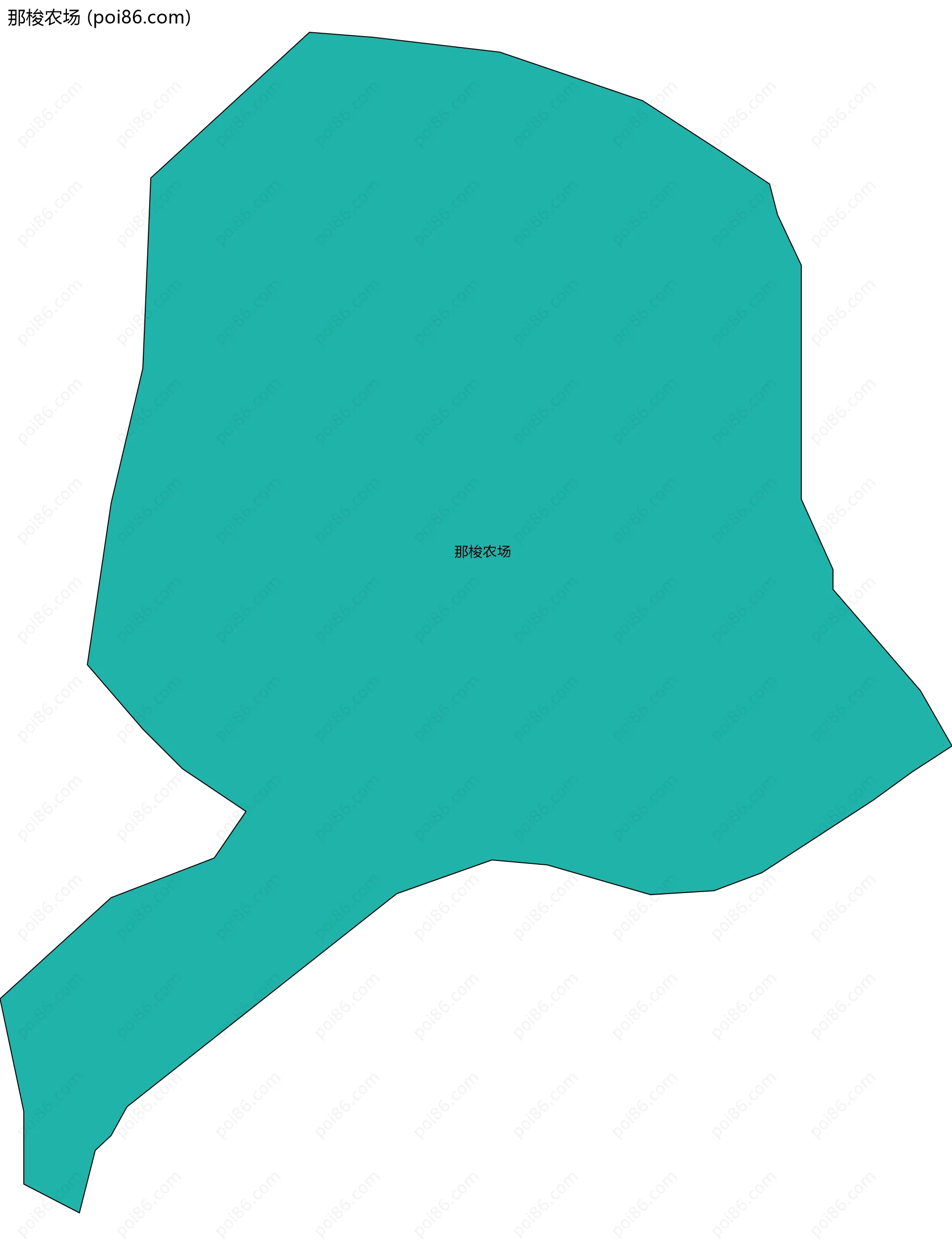 那梭农场边界地图