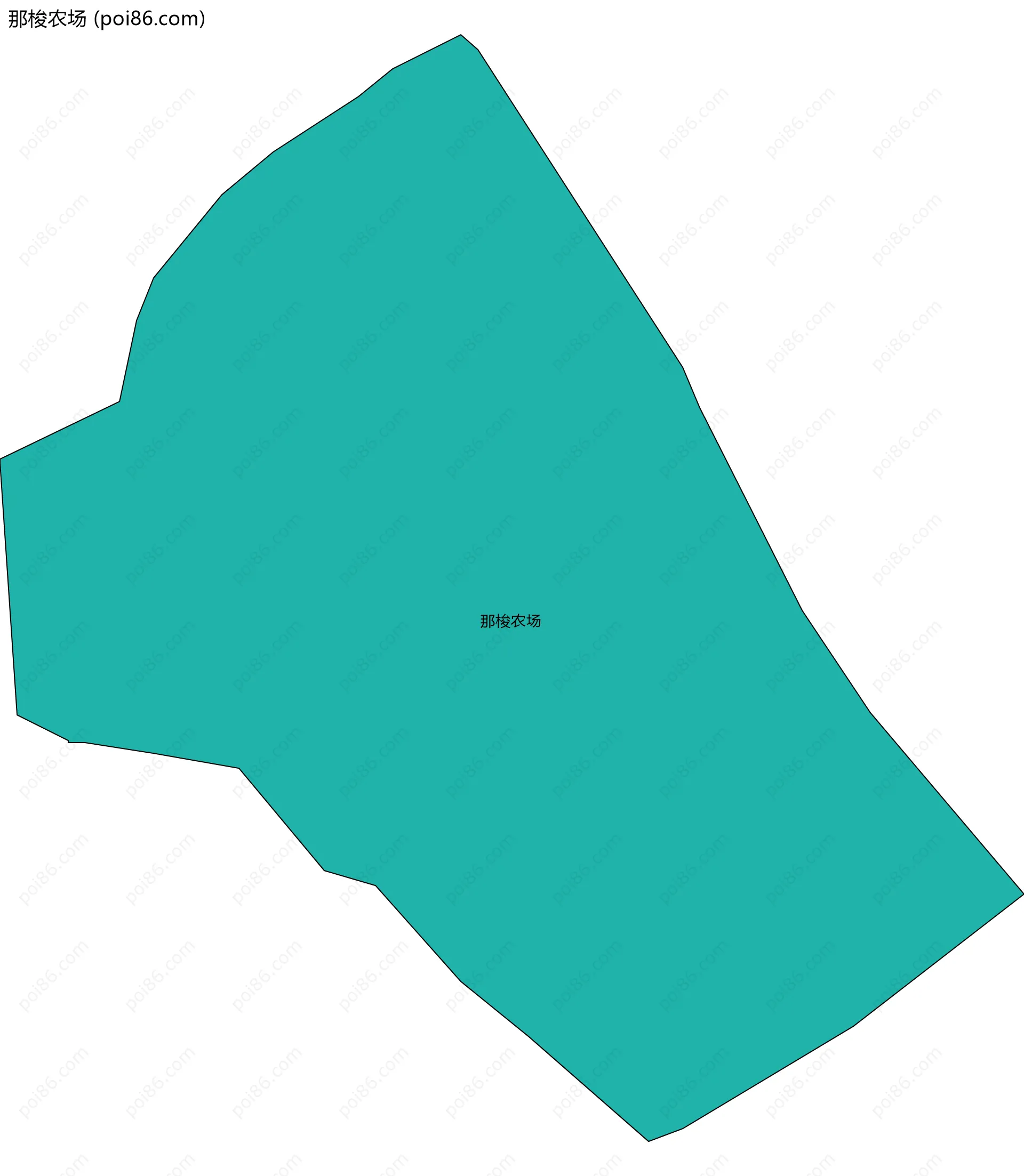 那梭农场边界地图