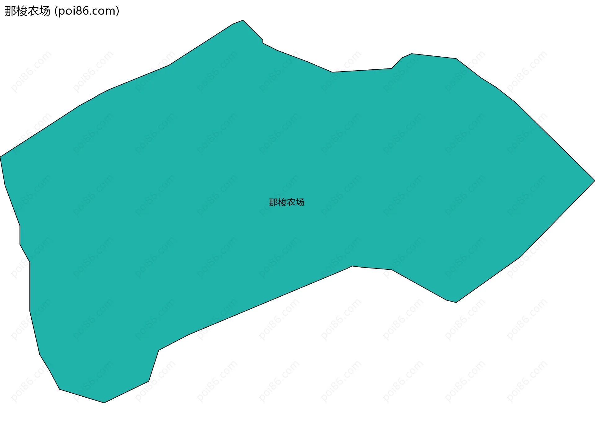 那梭农场边界地图