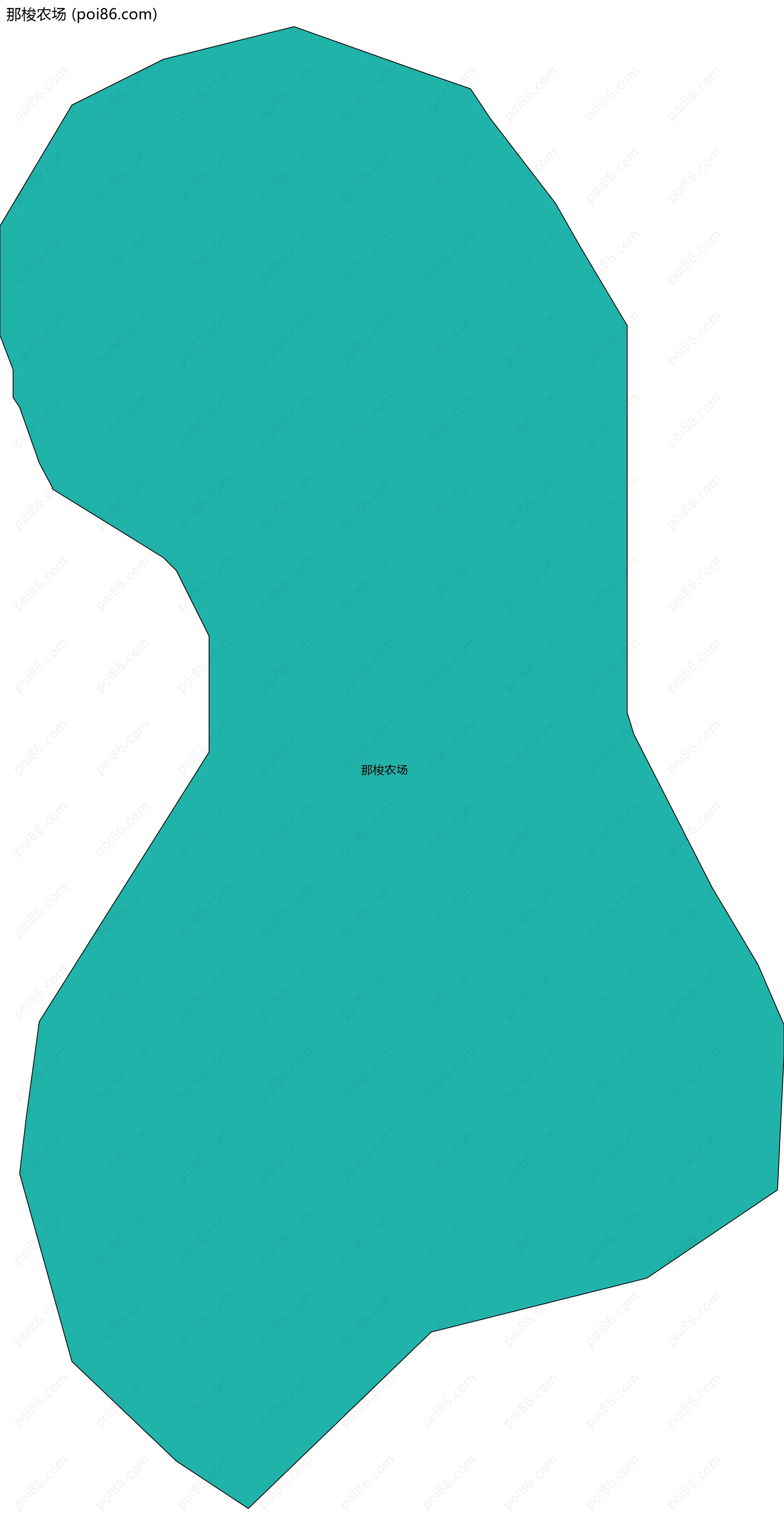 那梭农场边界地图