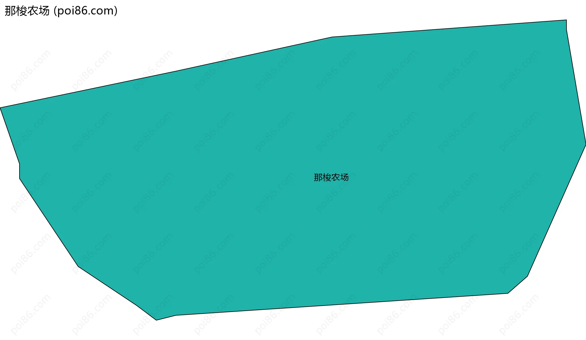 那梭农场边界地图