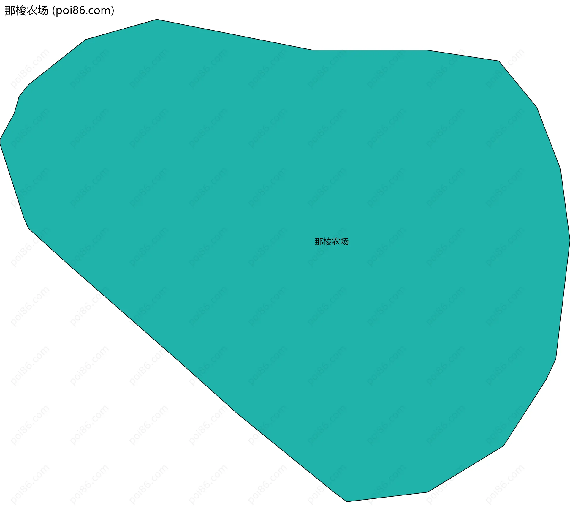 那梭农场边界地图
