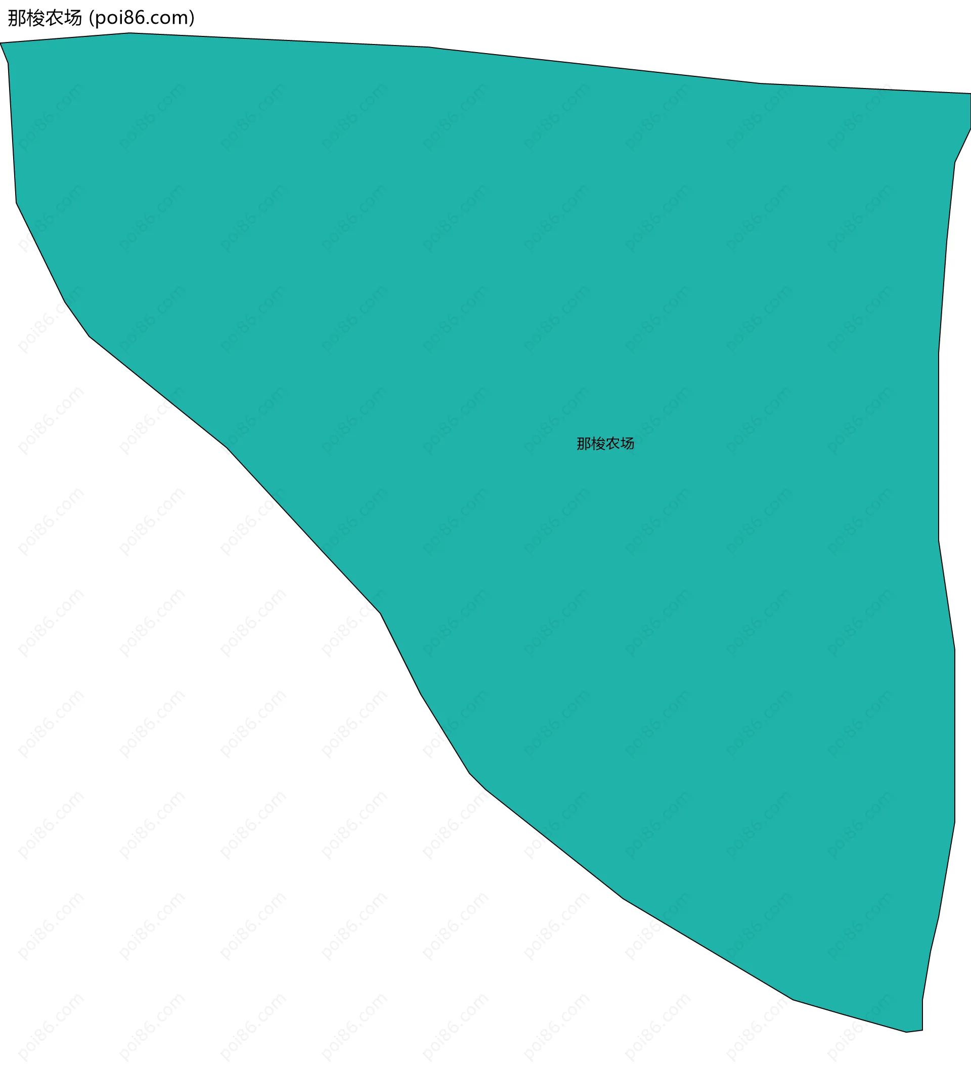 那梭农场边界地图