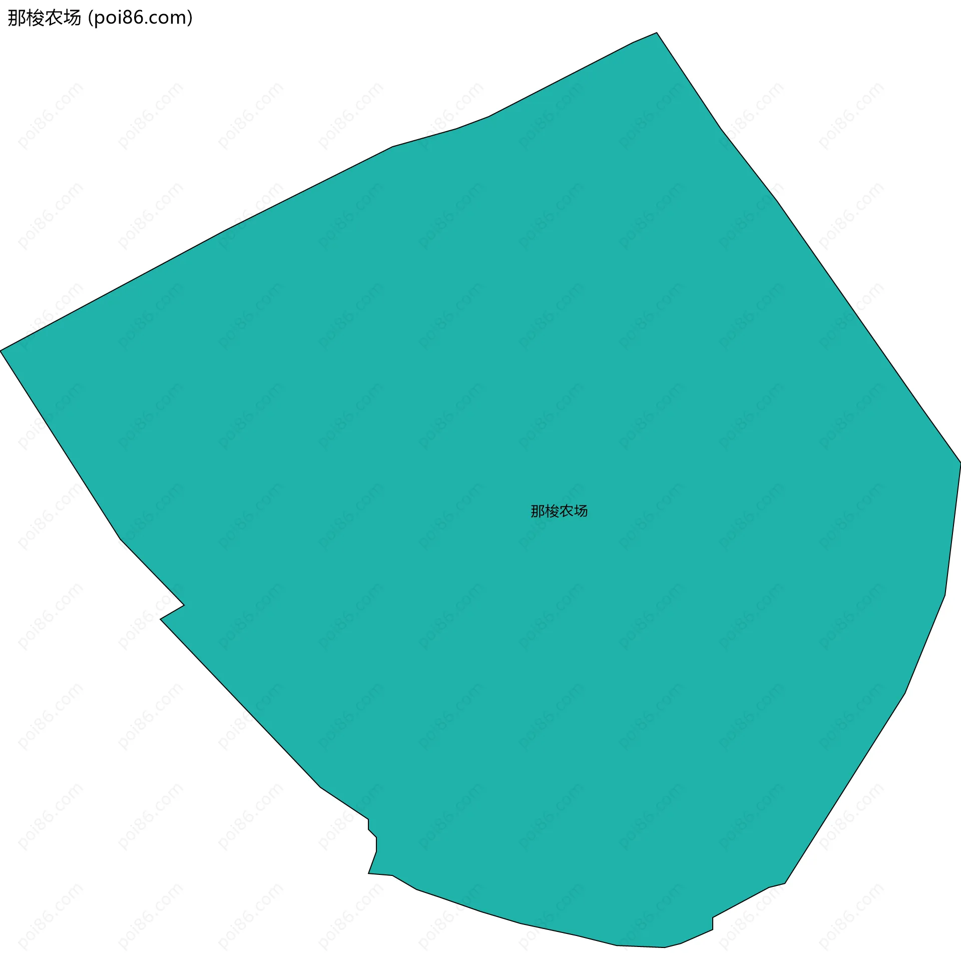那梭农场边界地图