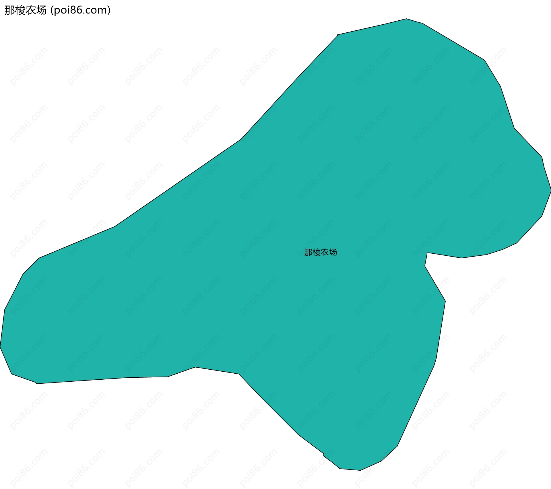 那梭农场边界地图