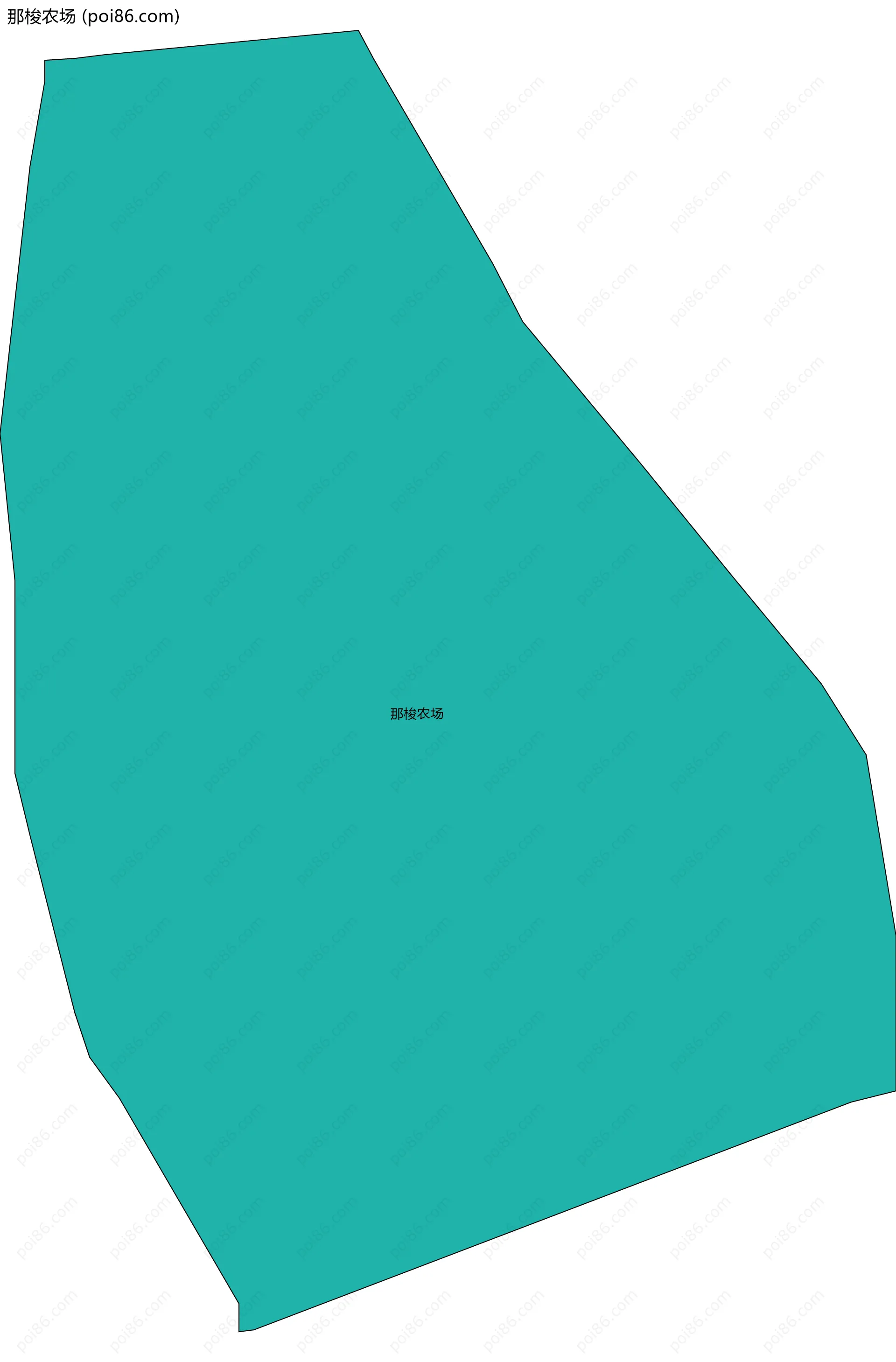 那梭农场边界地图