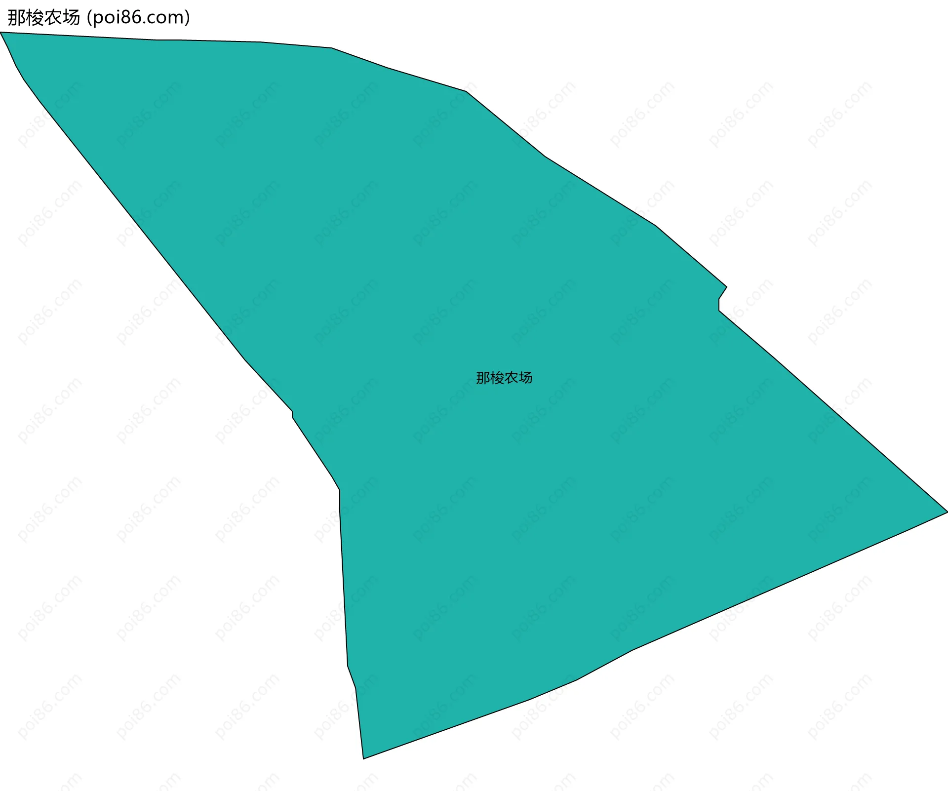 那梭农场边界地图