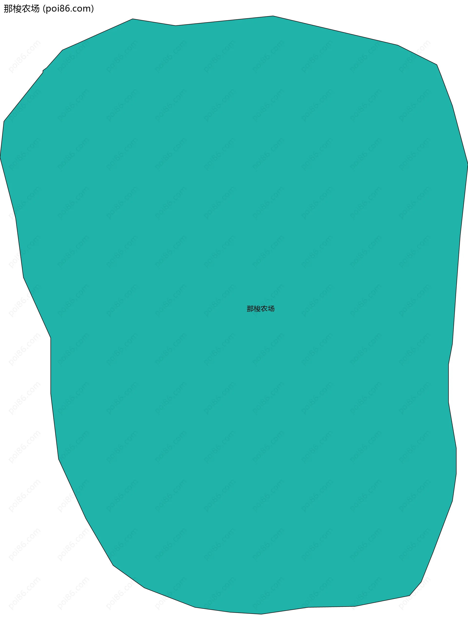 那梭农场边界地图