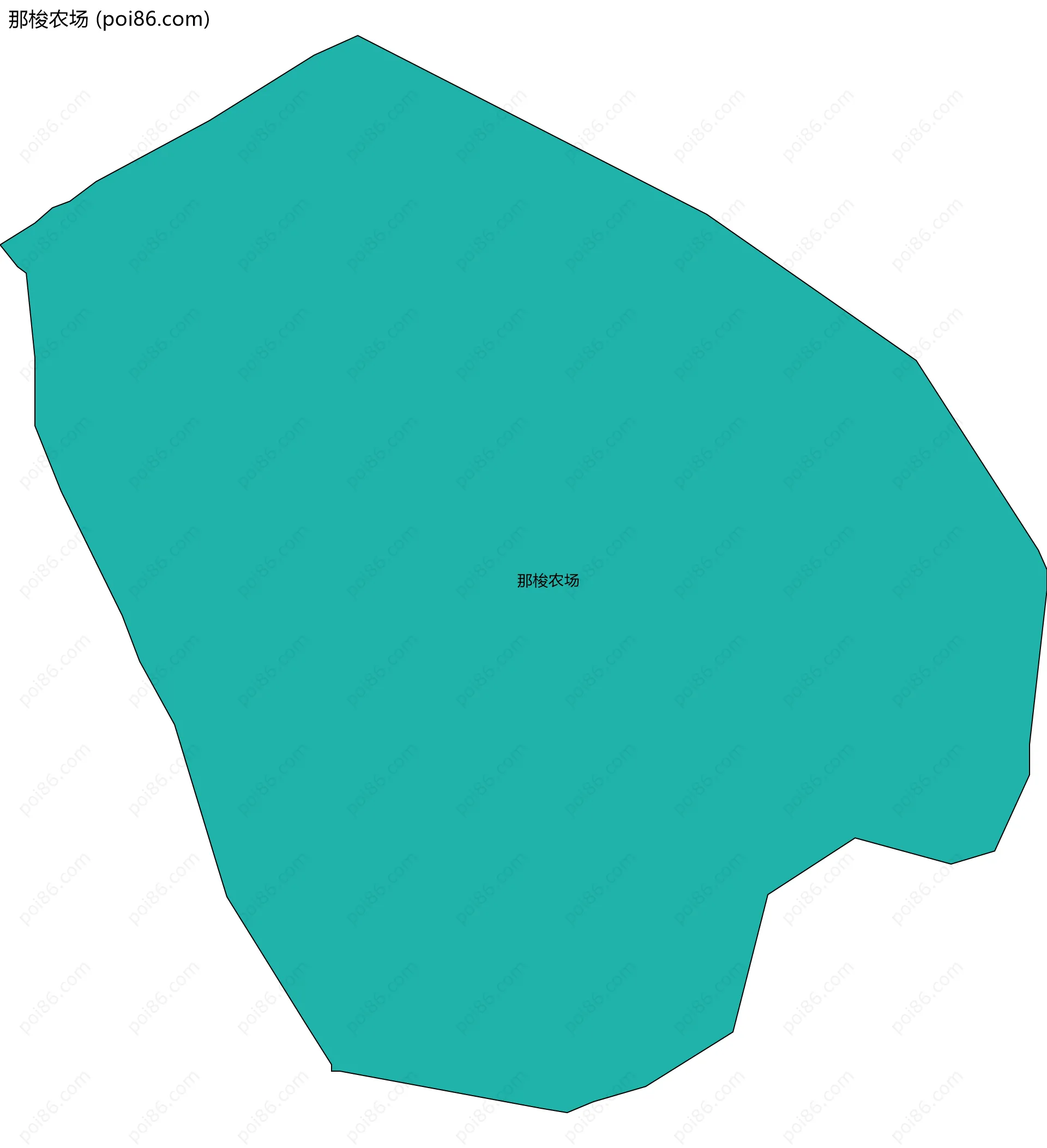 那梭农场边界地图