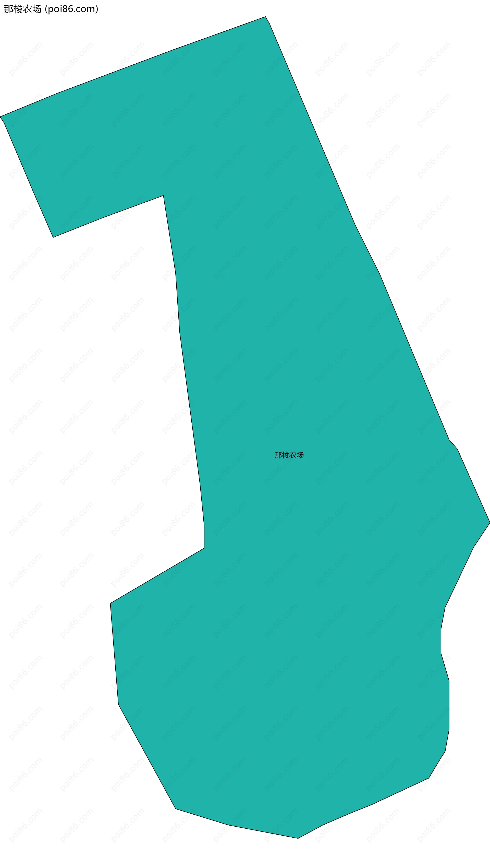 那梭农场边界地图