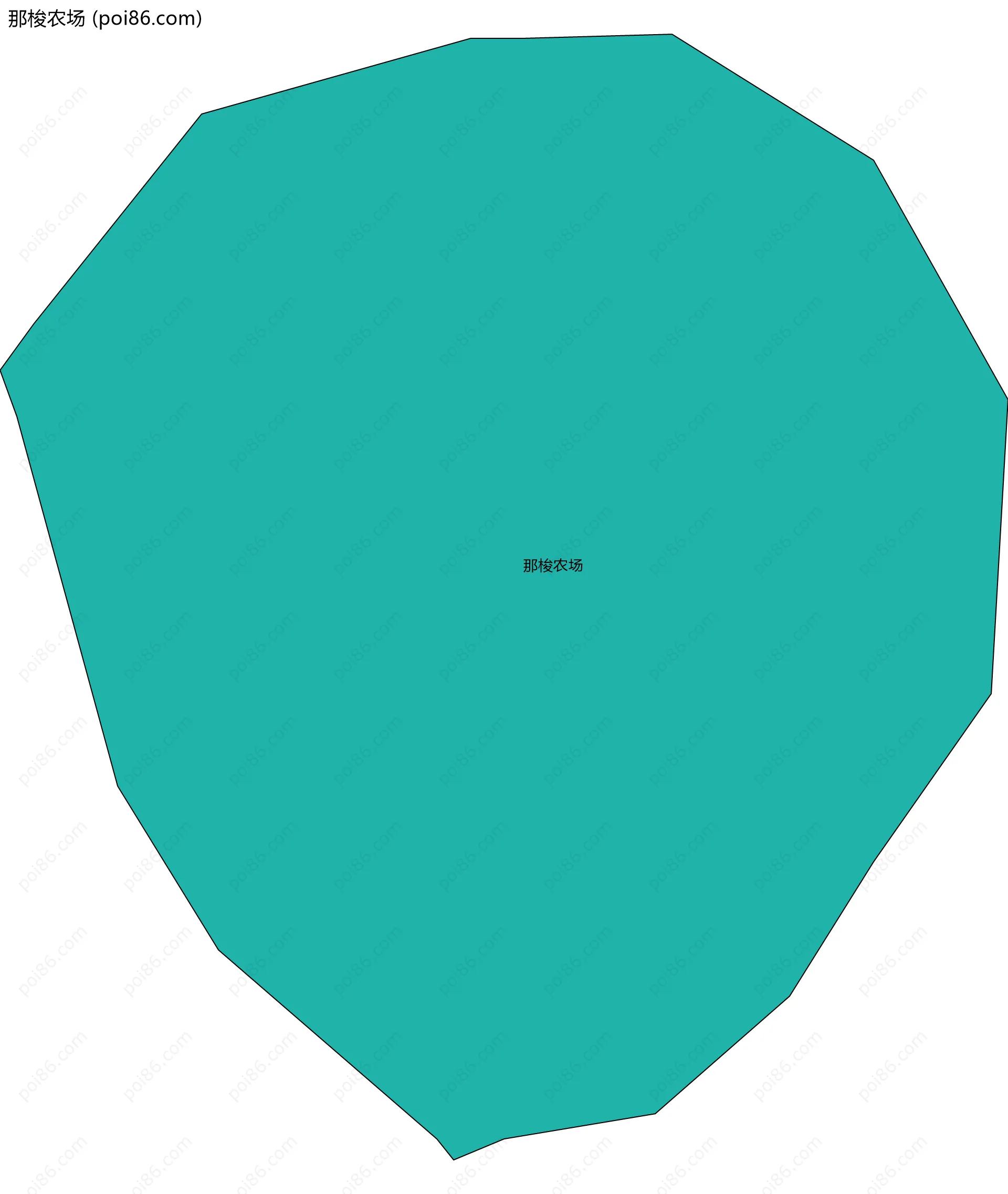 那梭农场边界地图