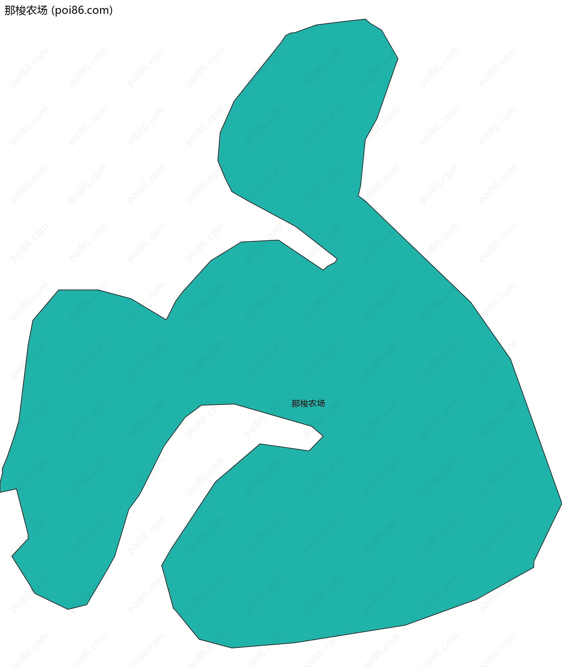 那梭农场边界地图