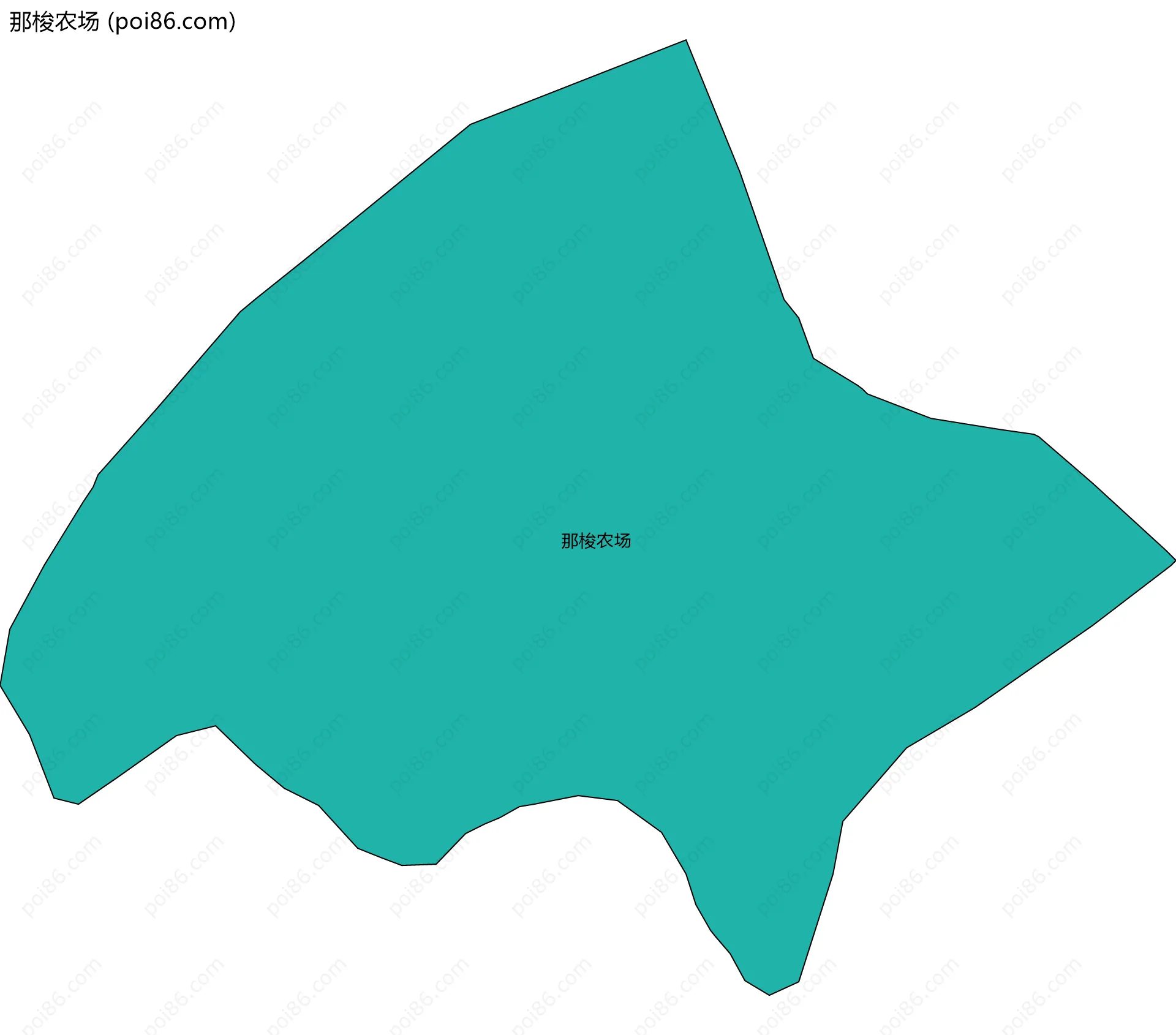 那梭农场边界地图