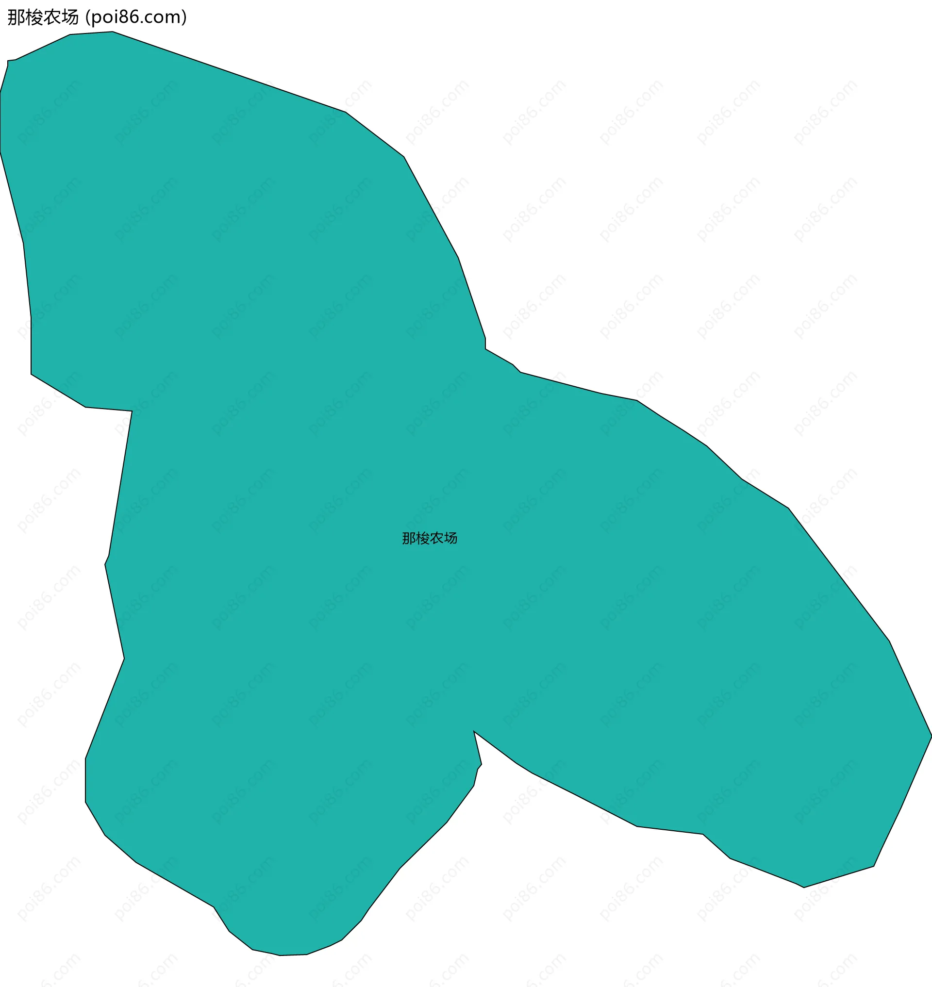 那梭农场边界地图