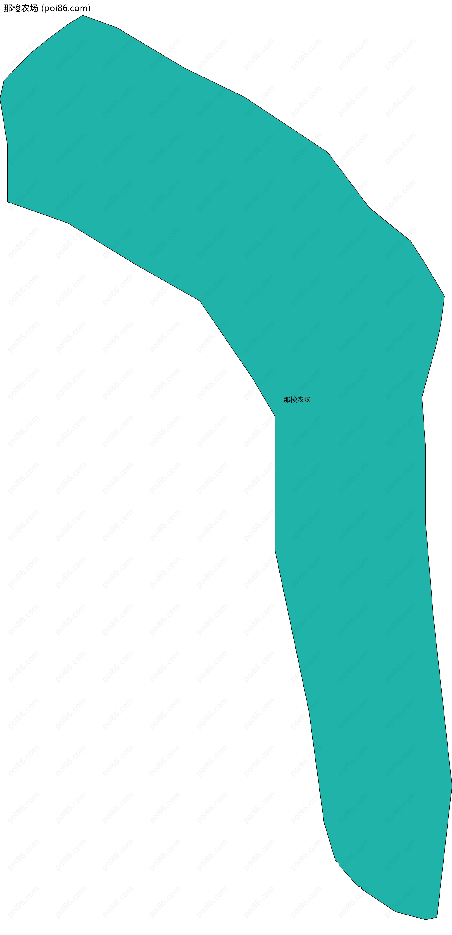 那梭农场边界地图