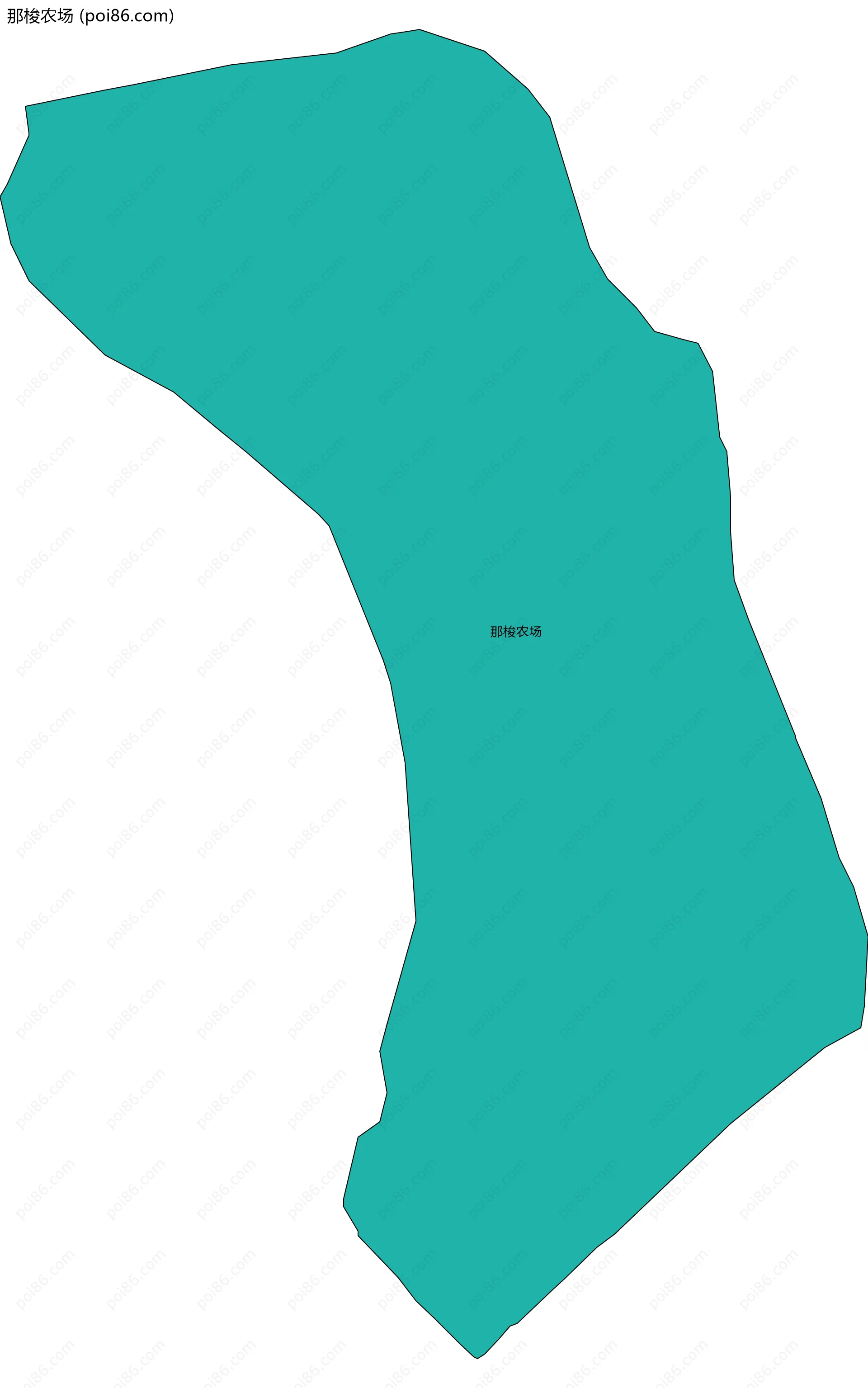 那梭农场边界地图