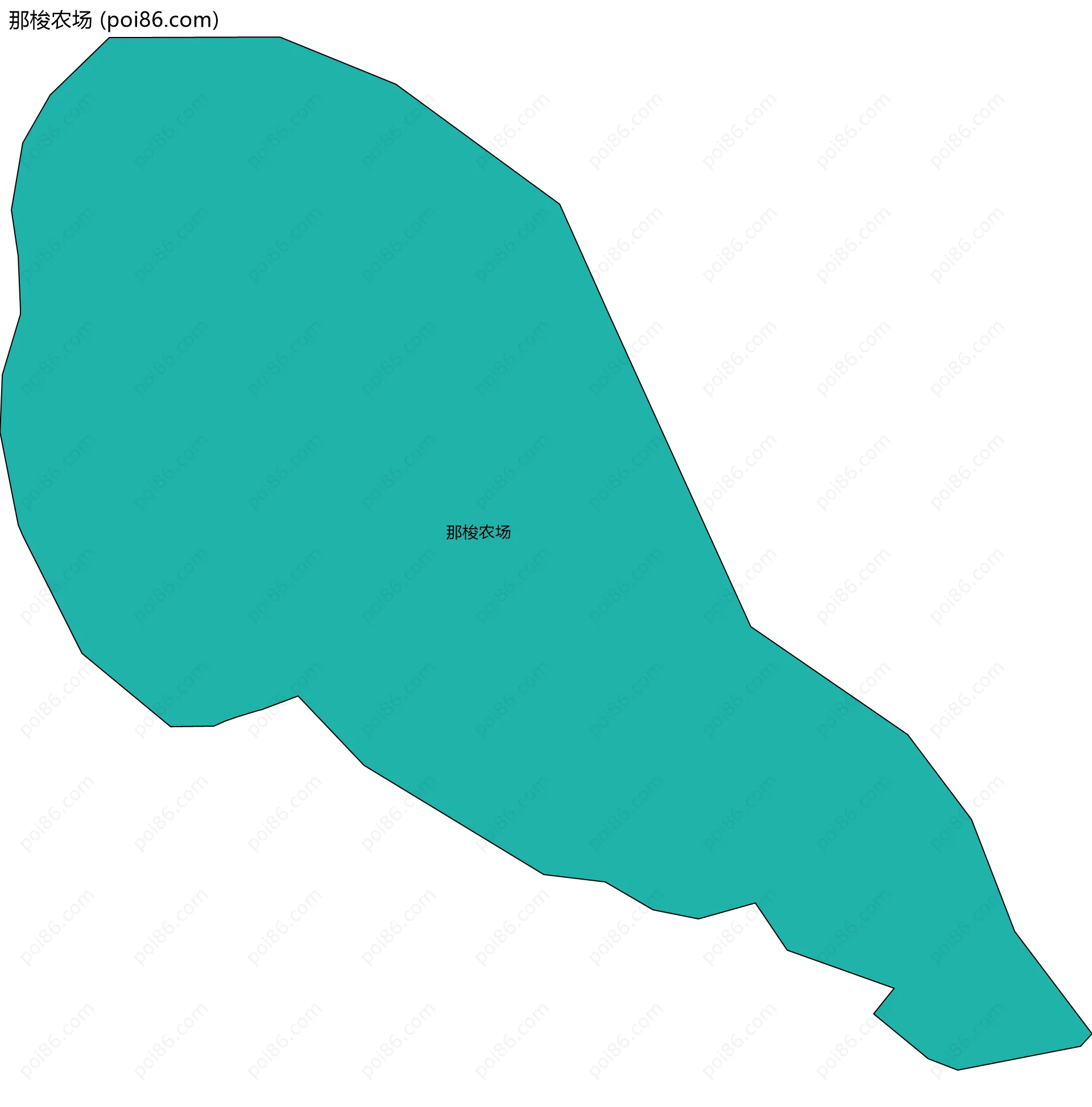 那梭农场边界地图