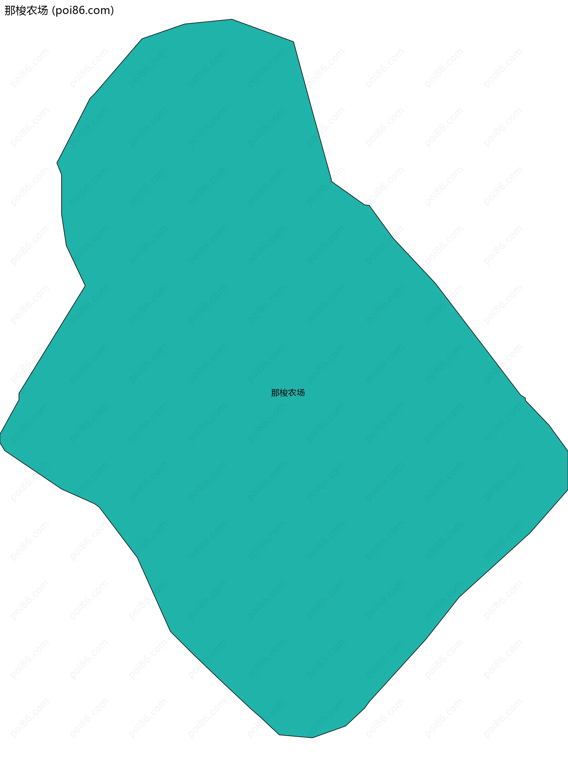 那梭农场边界地图