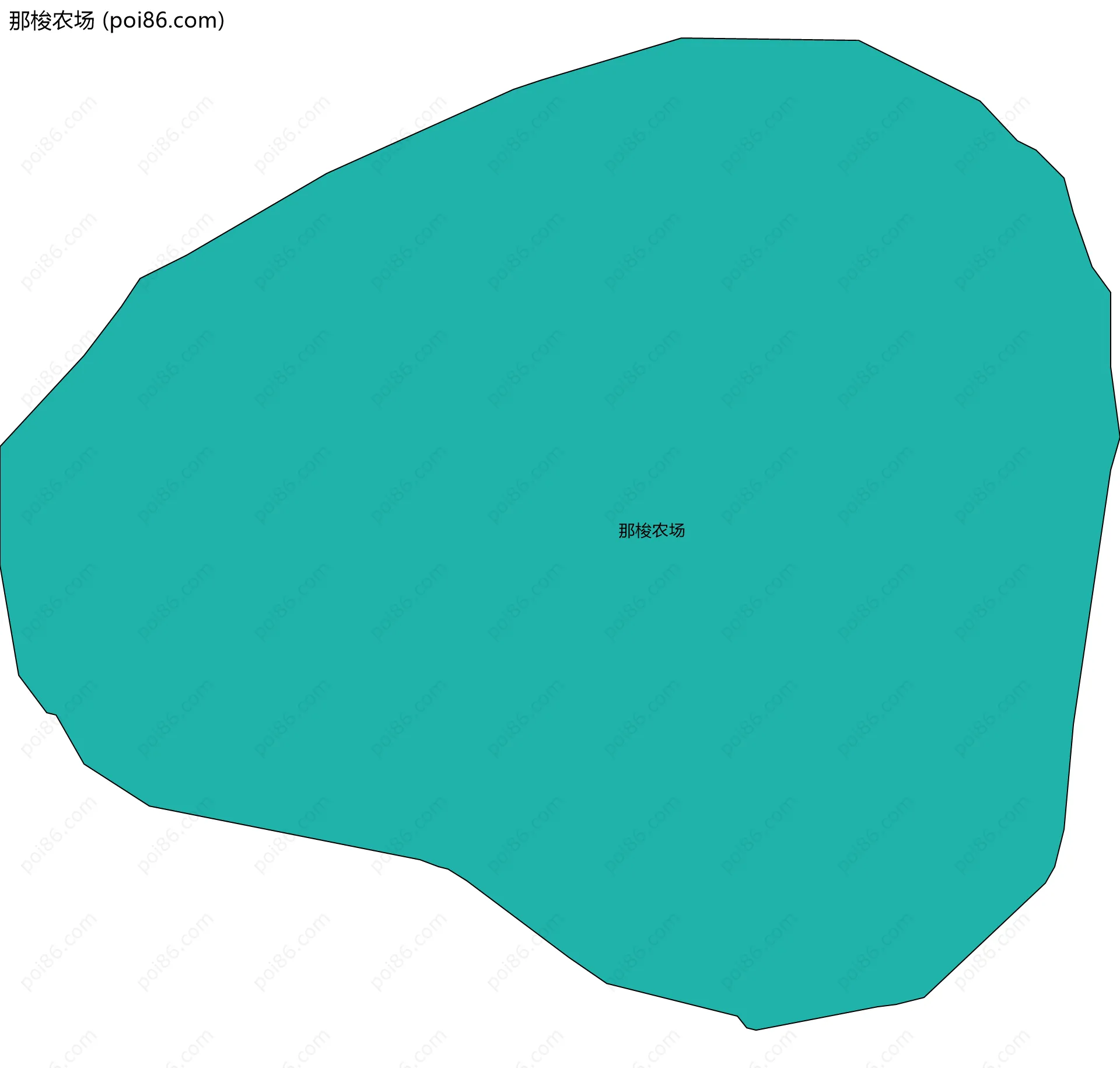 那梭农场边界地图
