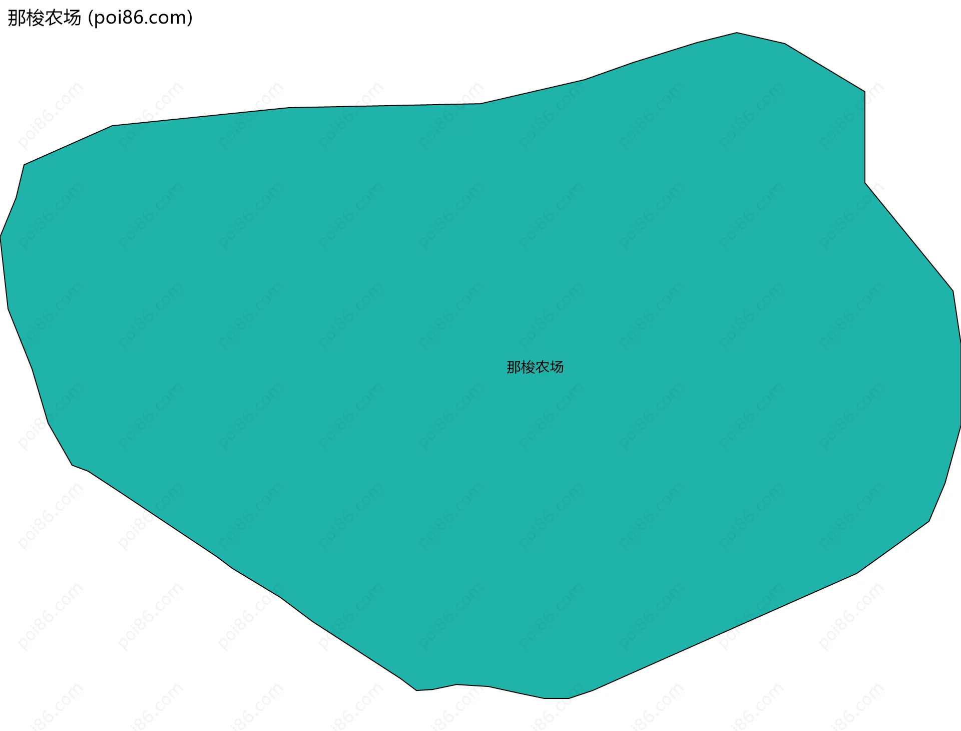 那梭农场边界地图