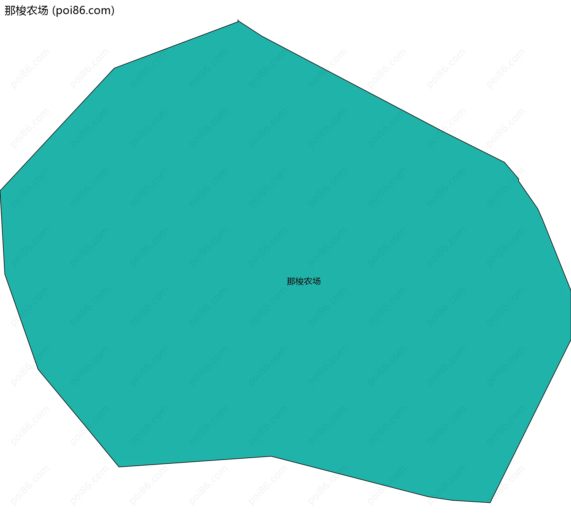 那梭农场边界地图