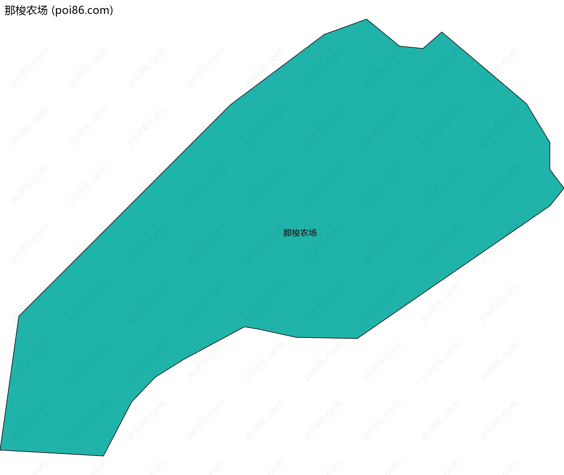 那梭农场边界地图