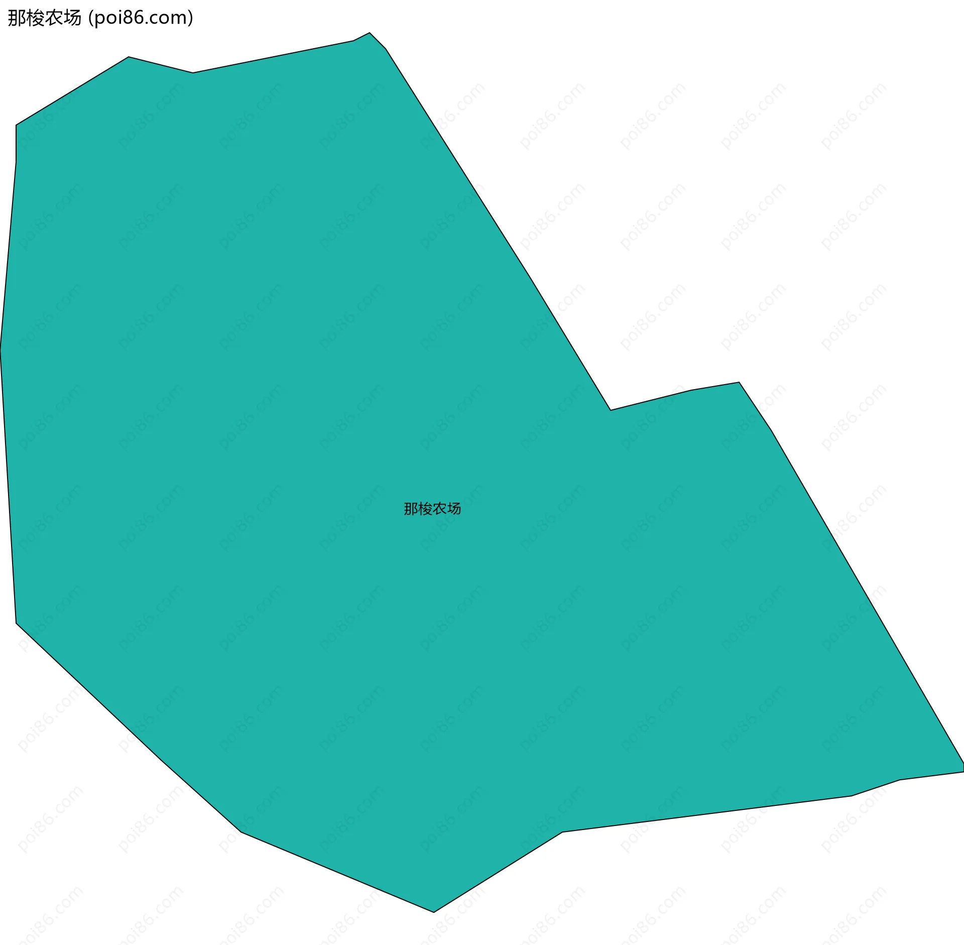 那梭农场边界地图